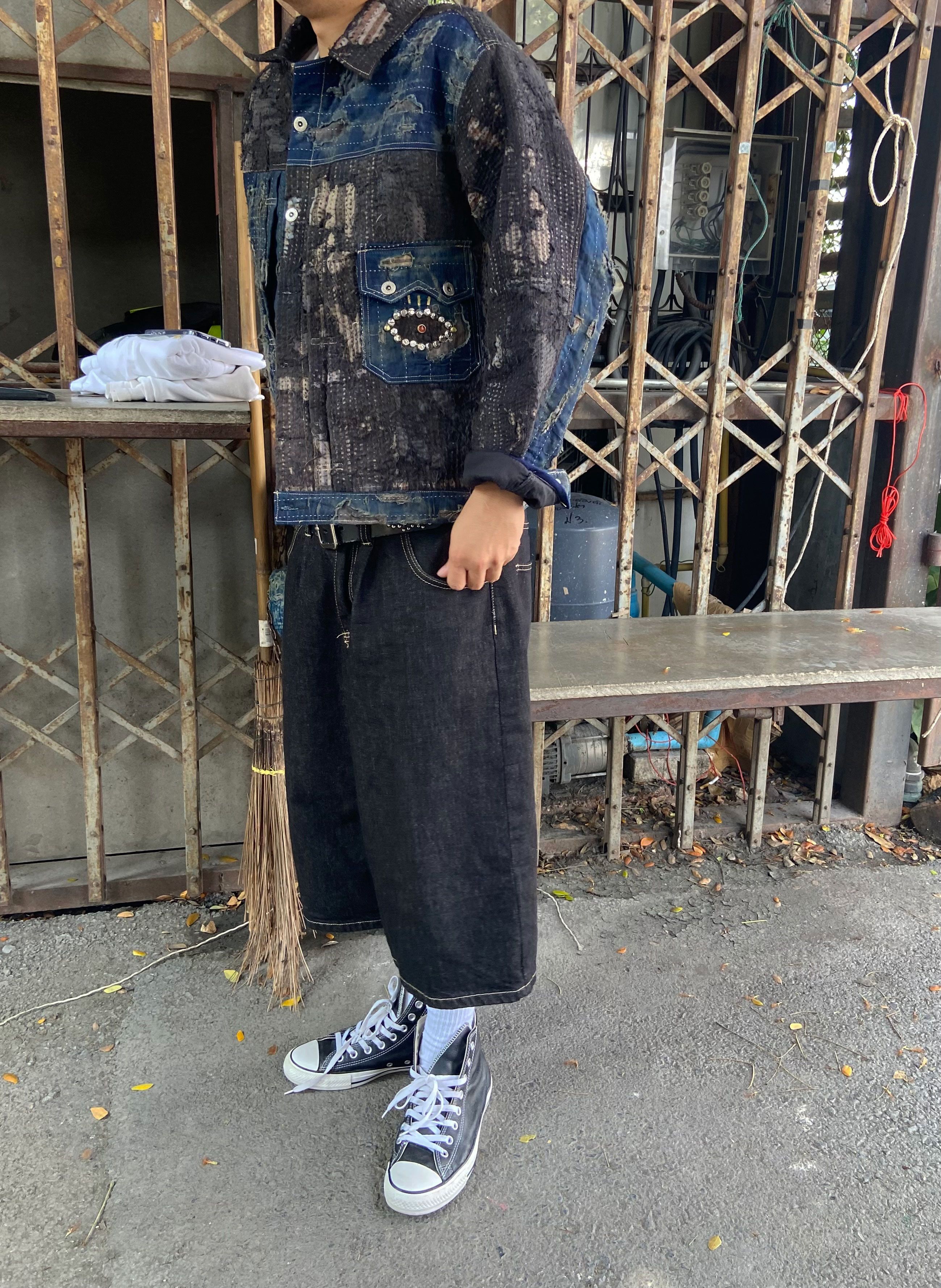 Japanese Brand 1/1 Boro Patchwork Denim Jacket Size US L / EU 52-54 / 3 - 7 Thumbnail