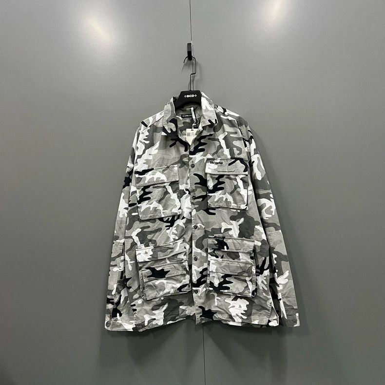 Balenciaga Balenciaga size 40 Camouflage multi-pocket overalls jacket Size US XXS / EU 40 - 1 Thumbnail