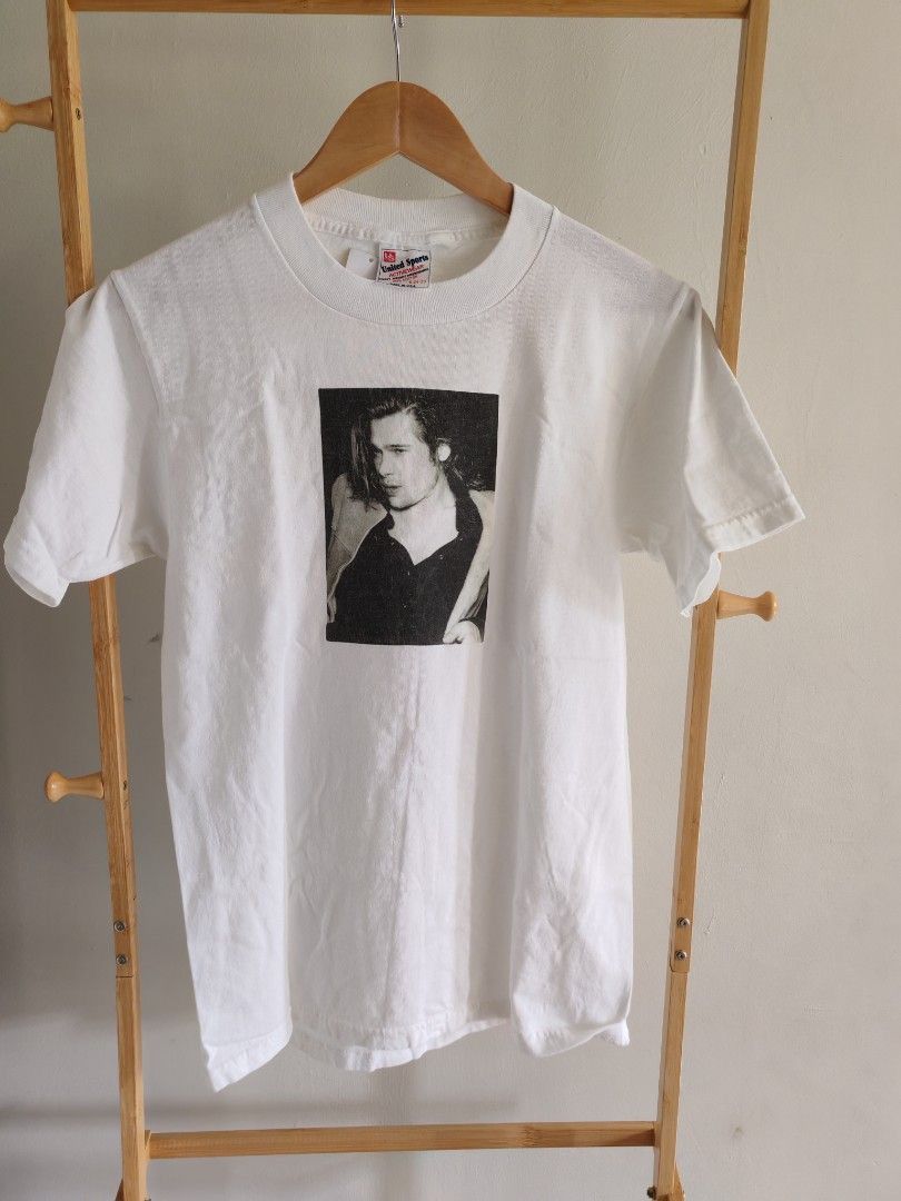 Rap Tees Brad Pitt Photo Tee – Vintage United Sports – Size S Size US S / EU 44-46 / 1 - 1 Thumbnail