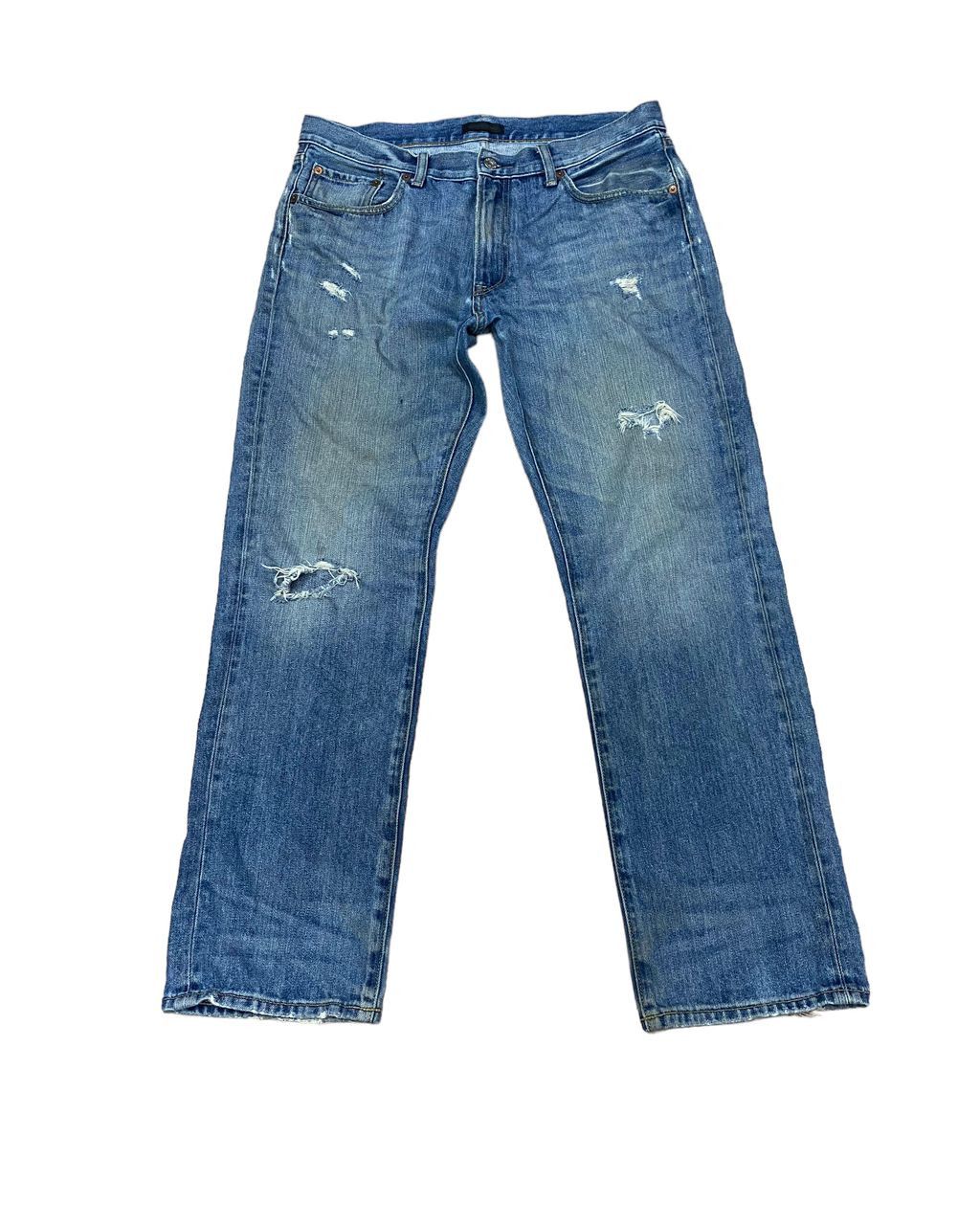 💥DELETE 💥VINTAGE UNIQLO JEANS DISTRESSED DENIM