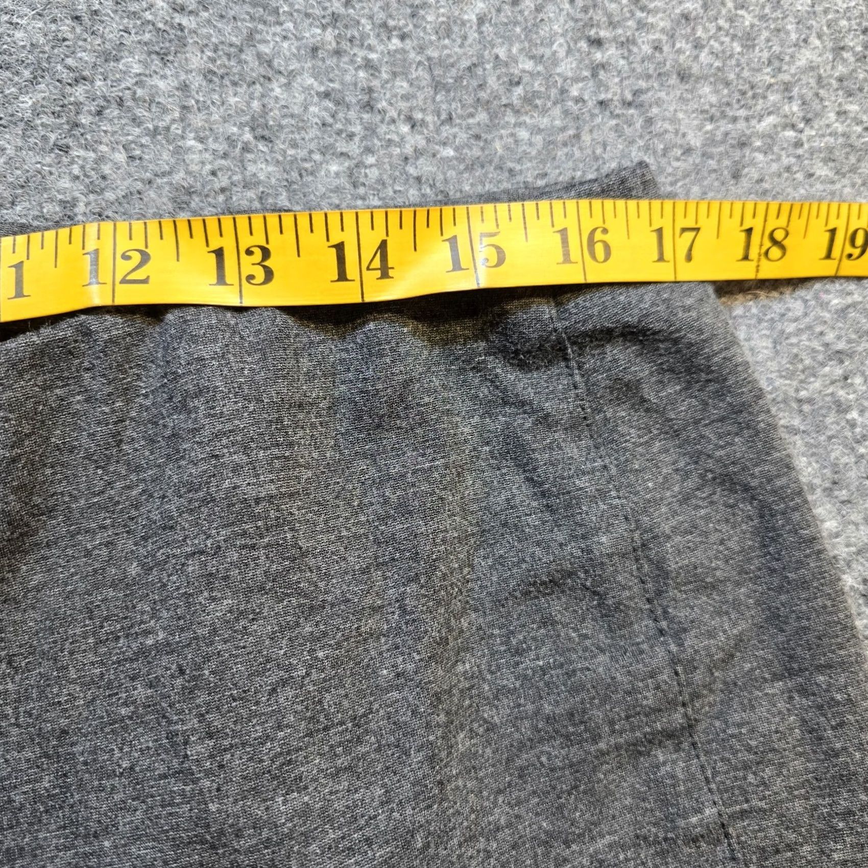 J. Jill J Jill Pant Women Large Petite Gray Ponte Slim Leg Elastic Waist Casual Shirt Pants Growth Ladies Size 24" / US 00 / IT 34 - 4 Thumbnail