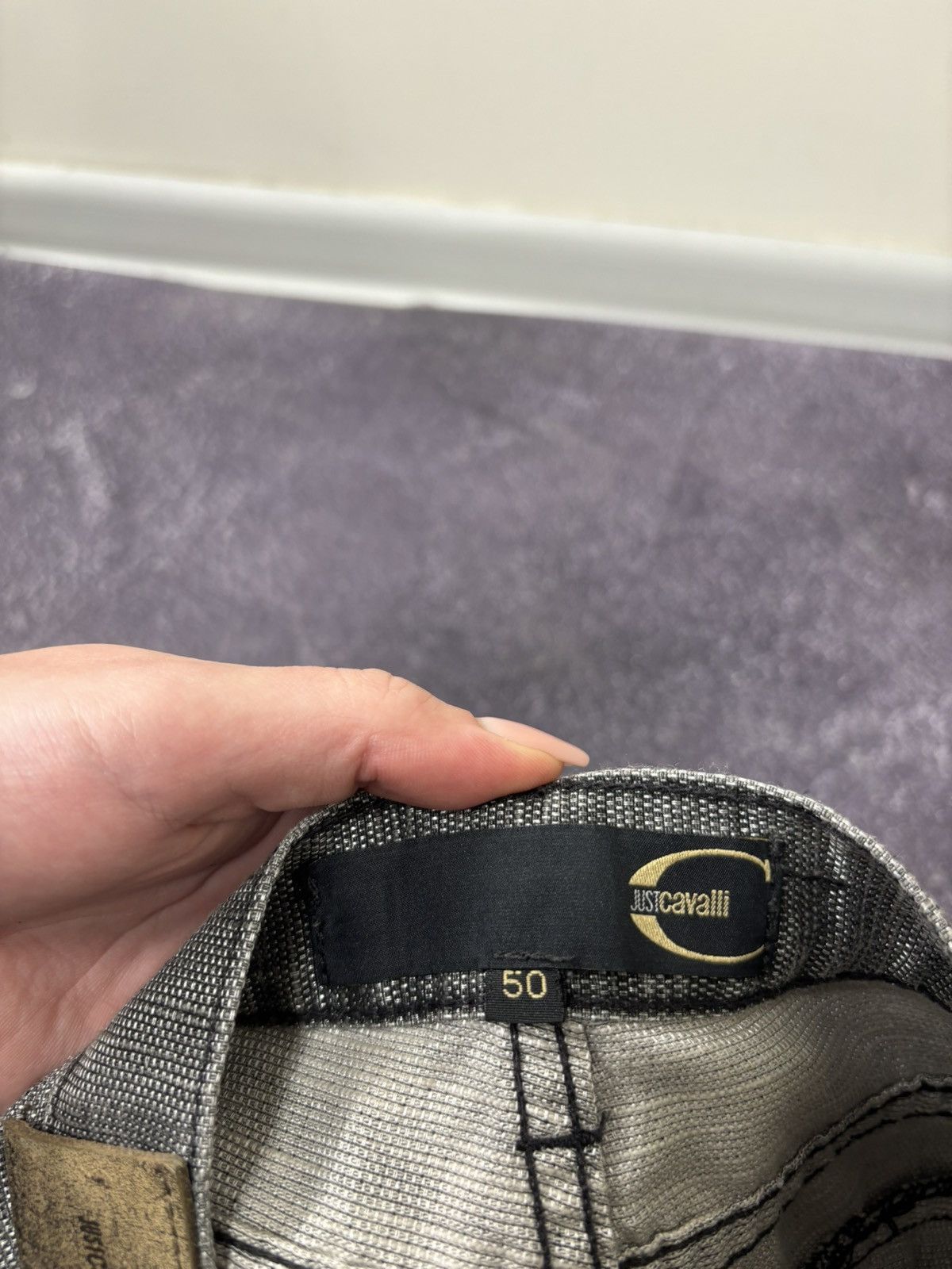 Just Cavalli Vintage Just Cavalli Gothic Avant Garde Rare Archival Jeans Size 36" / US 14 / IT 50 - 16 Thumbnail