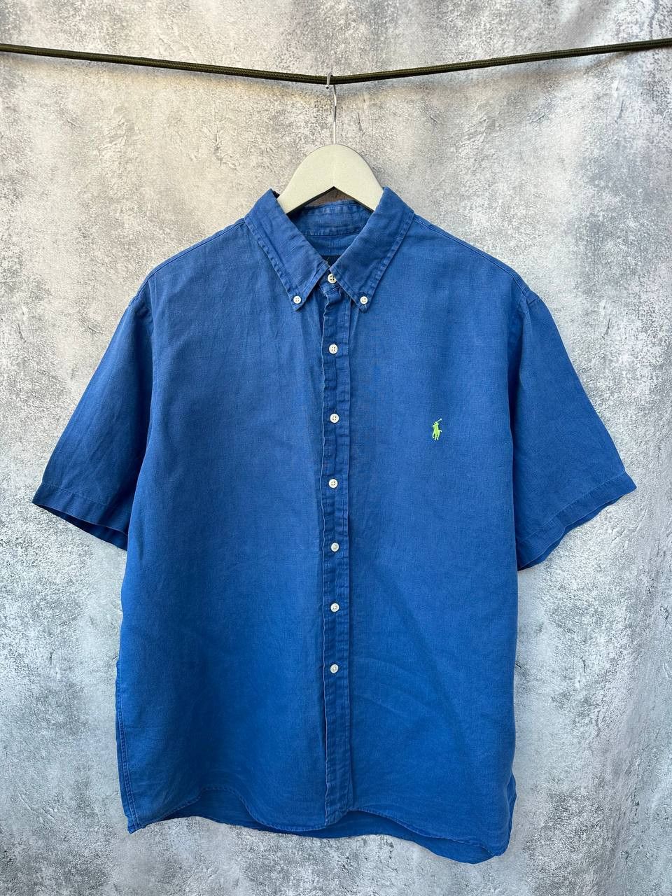 Old Navy × Ralph Lauren Ralph Lauren 100% Linen Short Sleeve Button Up Shirt Size US XL / EU 56 / 4 - 1 Thumbnail