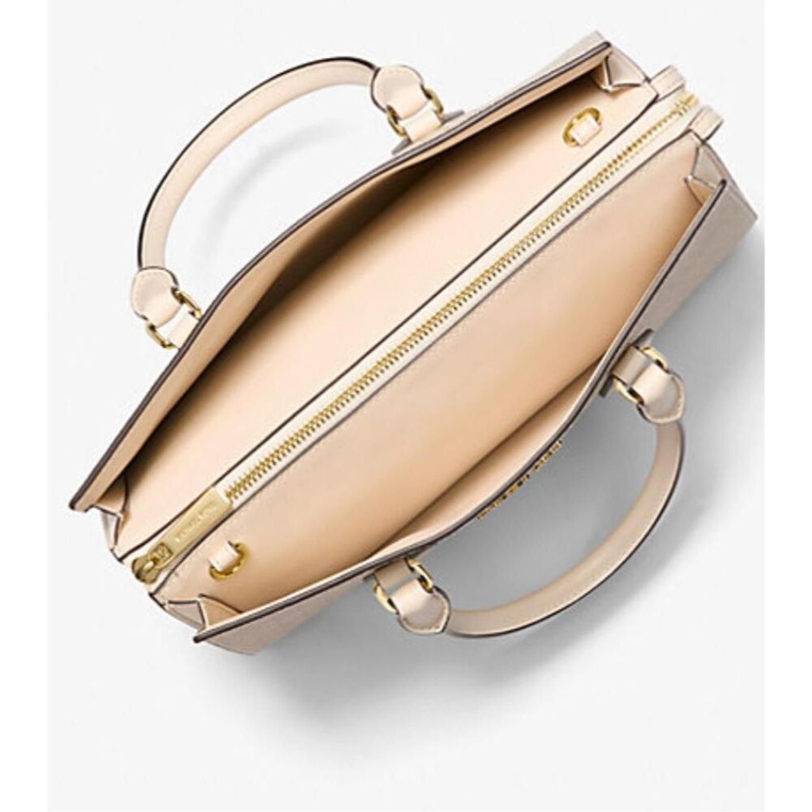 Michael Kors Michael Kors Sheila Medium Satchel Pale Gold Top Handle Bag Size ONE SIZE - 4 Thumbnail