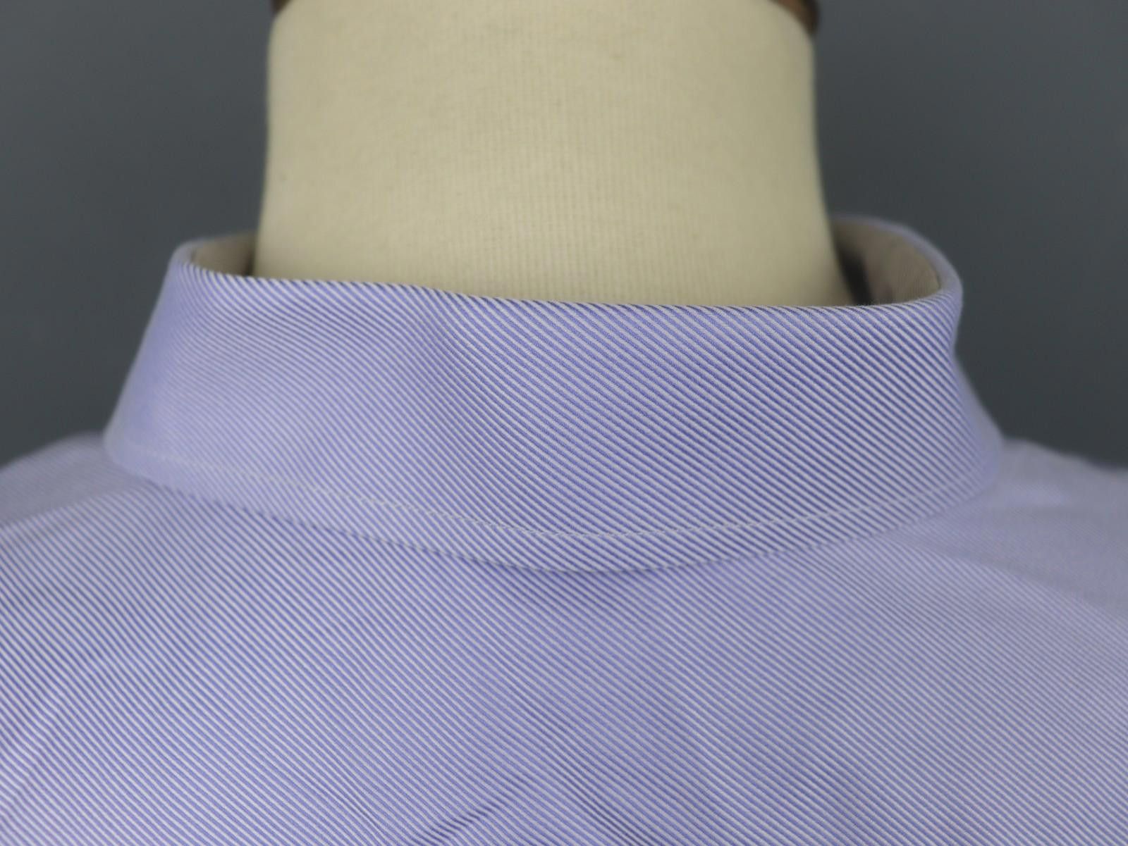 Eton Eton Blue Pinstriped 100% Cotton Collared Shirt Size 40 Size 38R - 11 Thumbnail