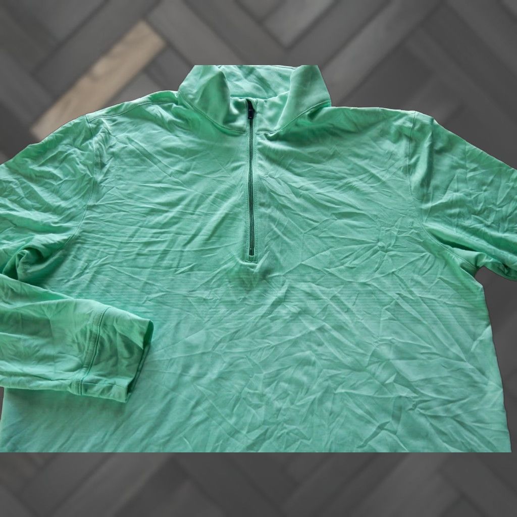 Vintage Greg Norman Mens Sweater Size S Pullover Green Polyester knit Mens S Green Sweater Size US S / EU 44-46 / 1 - 1 Thumbnail