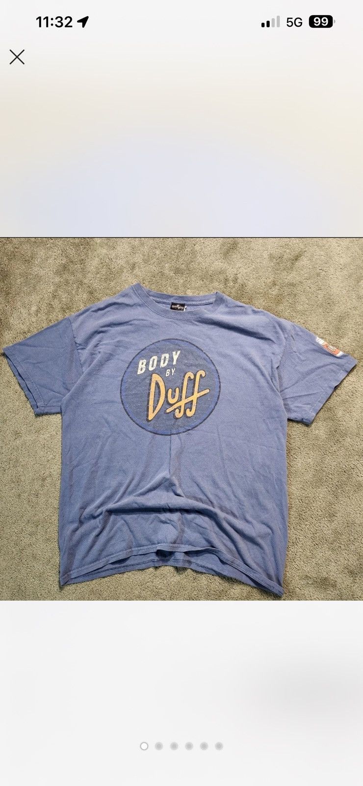 Universal Studios VINTAGE UNIVERSAL STUDIOS THE SIMPSONS DUFF BEER T SHIRT LRG Size US L / EU 52-54 / 3 - 1 Thumbnail