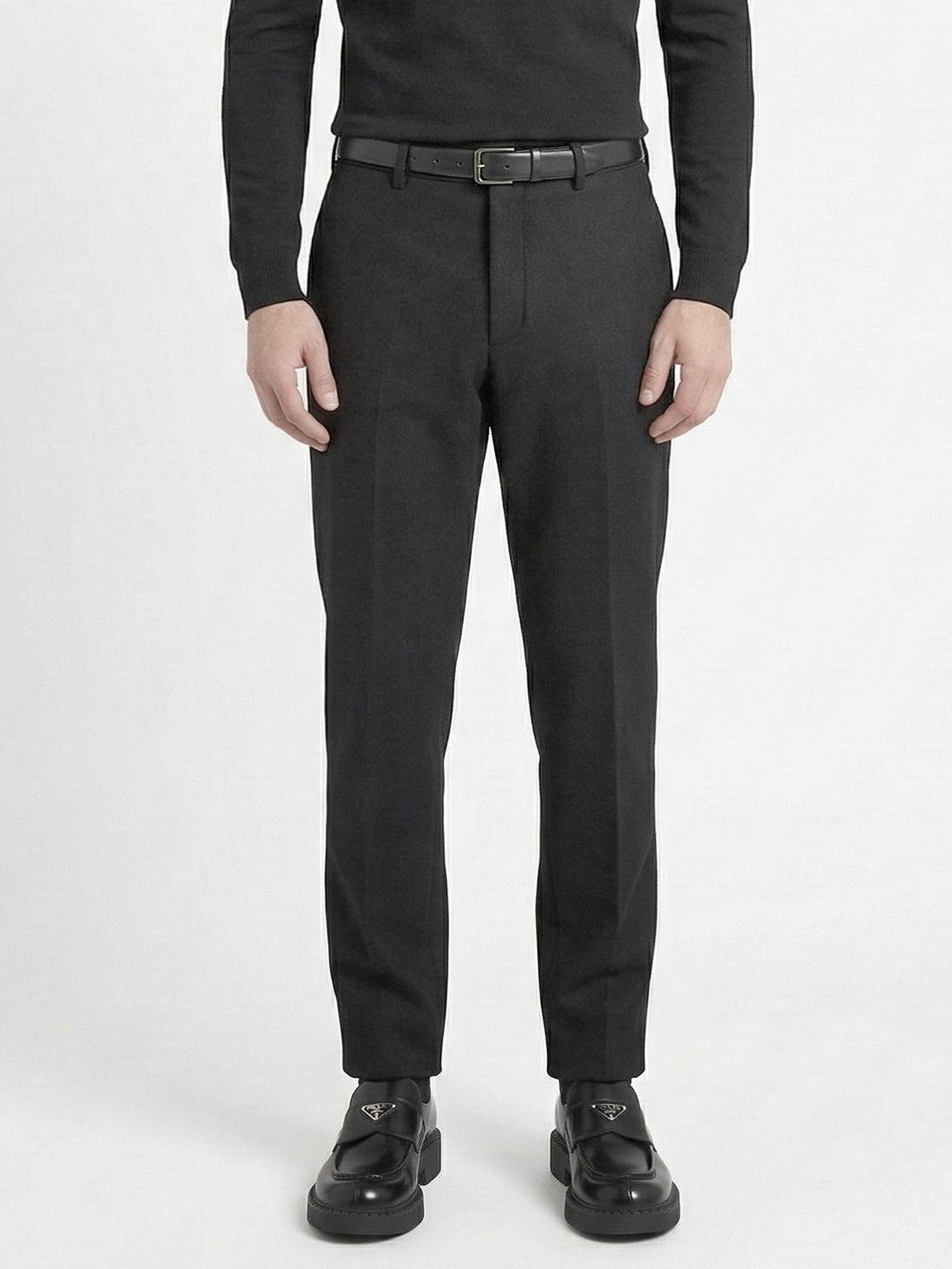Prada Heavy Virgin Wool Pants Size US 34 / EU 50 - 1 Thumbnail