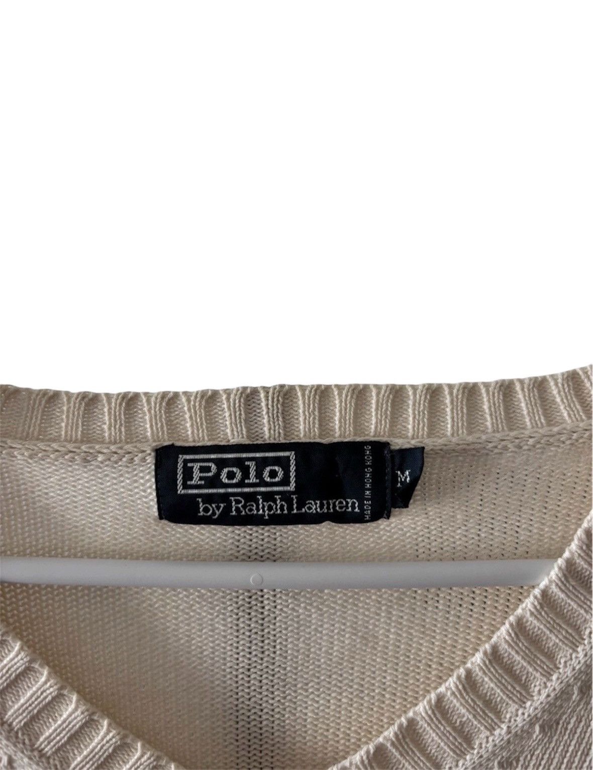 Ralph Lauren Vintage 90s v-neck ralph lauren double strip sweater Size US L / EU 52-54 / 3 - 3 Thumbnail