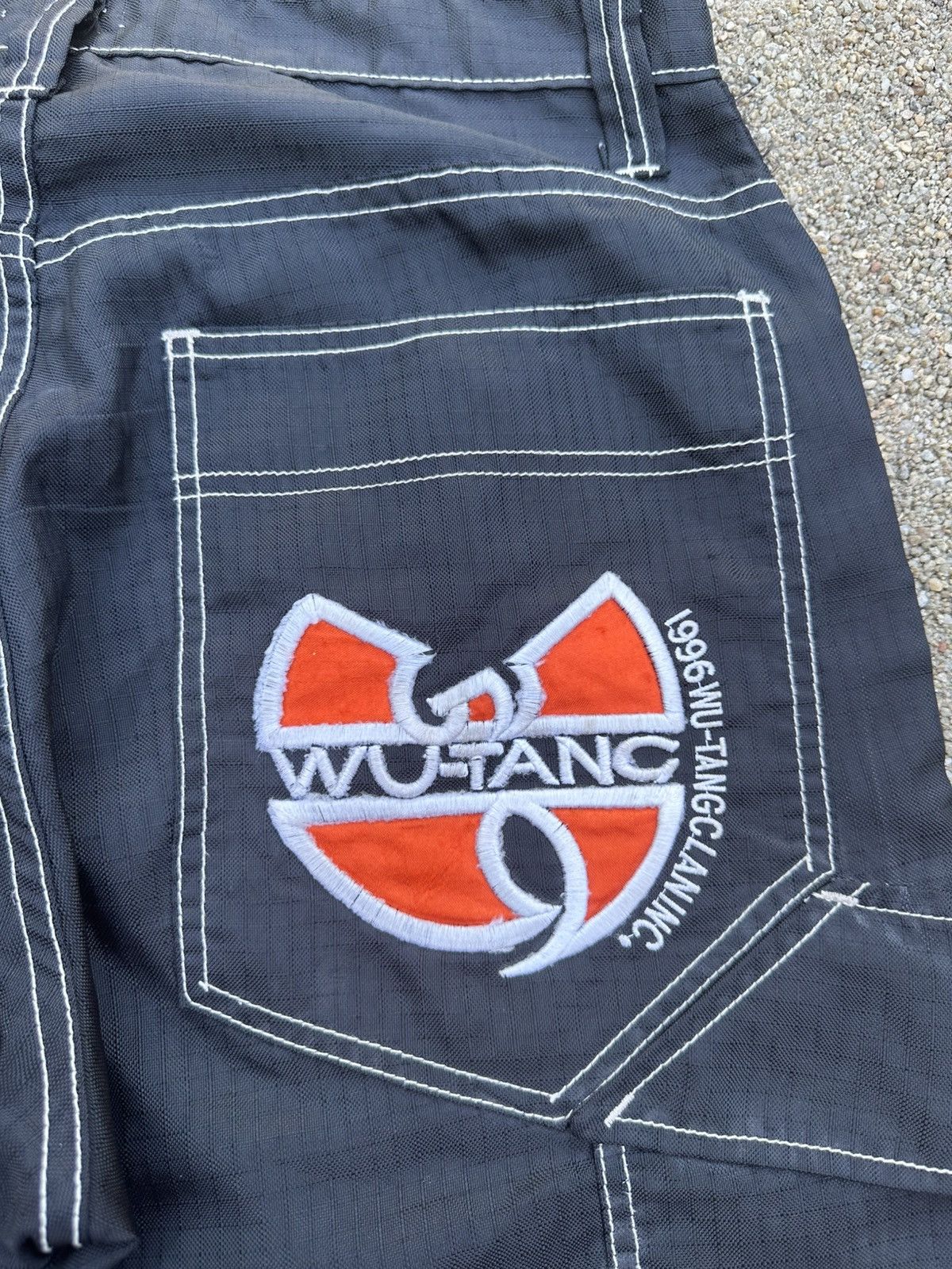 Wu-Tang Clan Vintage 90s WU -TANG CLAN Hip Hop Rap Baggy Size US 32 / EU 48 - 6 Thumbnail