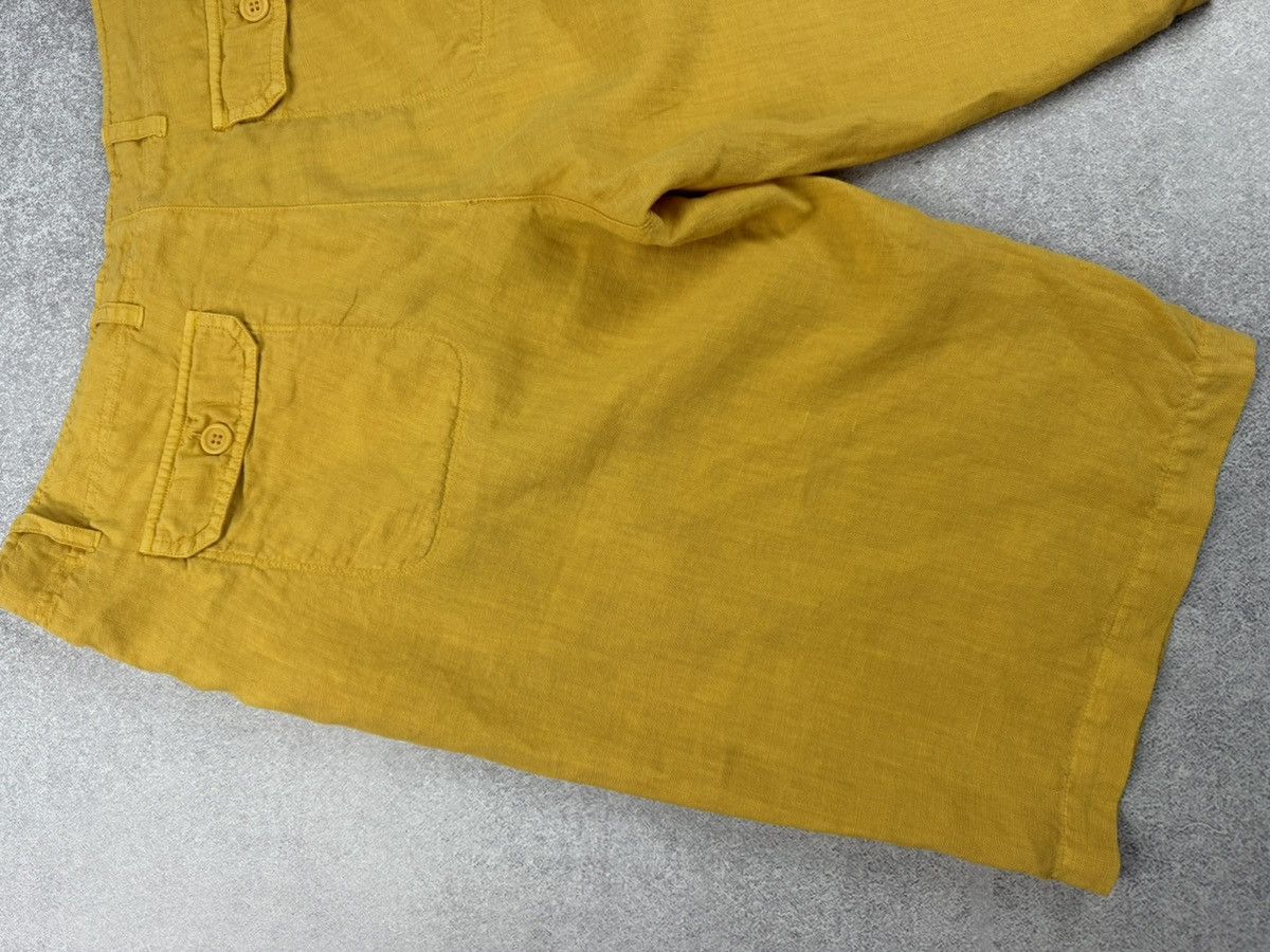 Corneliani Corneliani ID Yellow Linen Shorts Men’s Size 52 Size US 34 / EU 50 - 10 Thumbnail