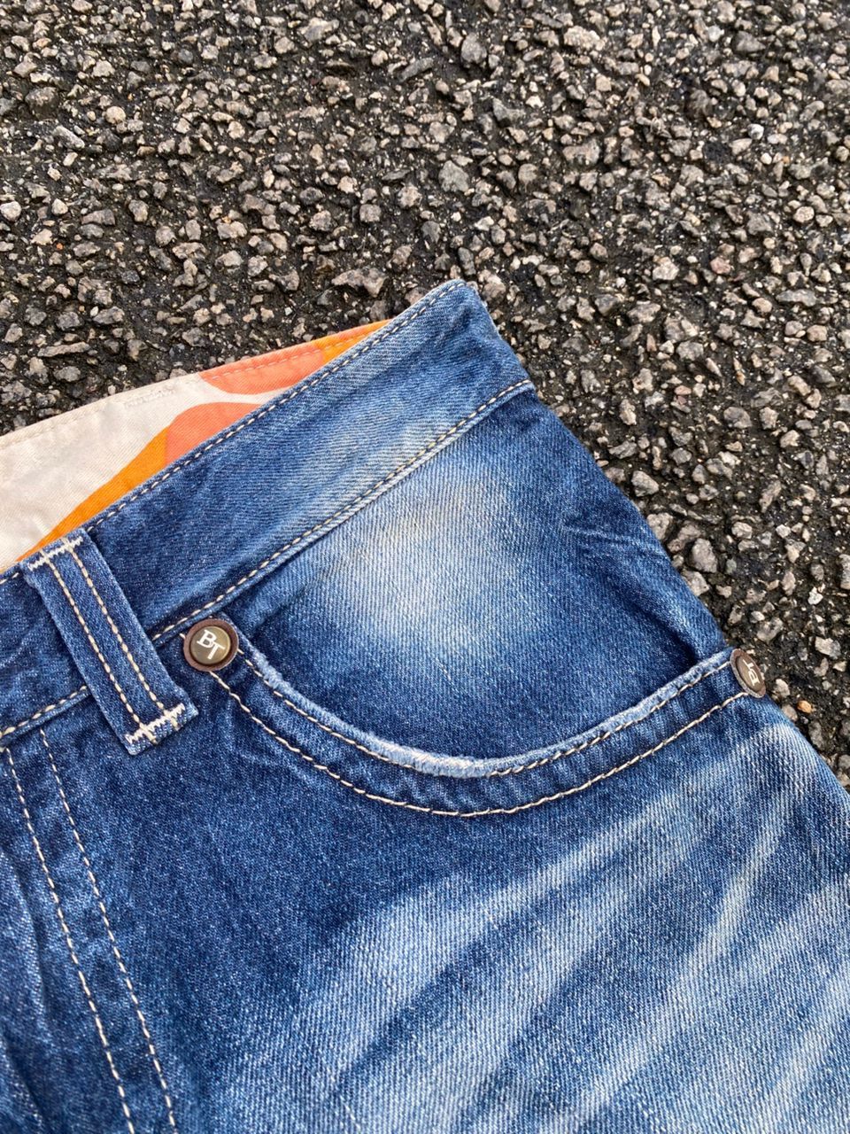 Edwin 💥FLARE 💥VINTAGE EDWIN BLUE TRIP DISTRESSED DENIM Size US 34 / EU 50 - 8 Thumbnail