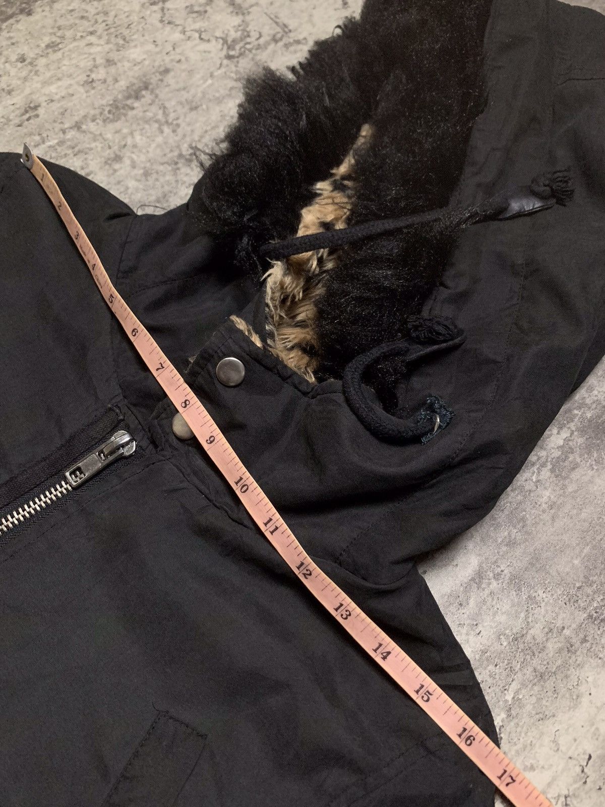 Japanese Brand Glad news Mohair Fur Parka ifsixwasnine Vkei style Size US M / EU 48-50 / 2 - 15 Thumbnail