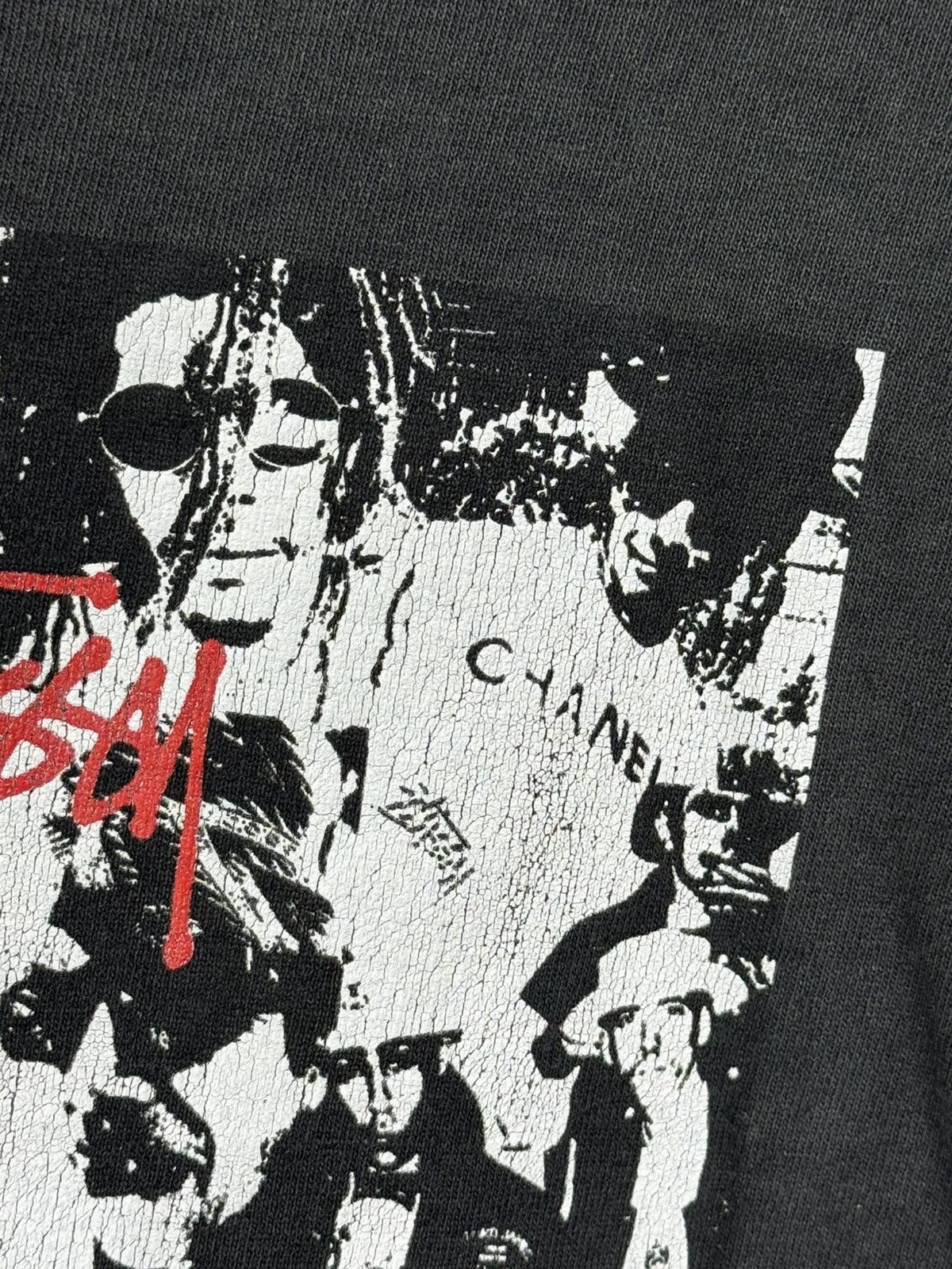 Stussy Vintage 90s Stussy Rap T-Shirt Made in USA 🇺🇸 Y2K Size US S / EU 44-46 / 1 - 5 Thumbnail
