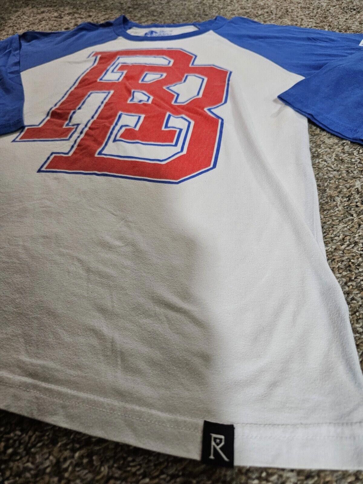 Designer Routine Baseball RB 3/4 Sleeve T-Shirt Blue Mens Large Size US L / EU 52-54 / 3 - 2 Thumbnail