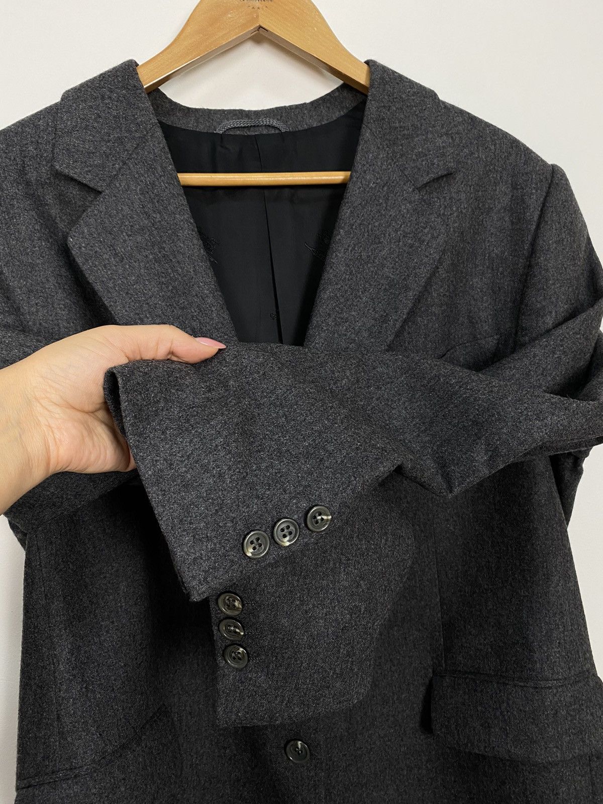 Burberry Burberrys Burberry Wool Blazer Jacket & Skirt Womens Size 44 Size M / US 6-8 / IT 42-44 - 5 Thumbnail