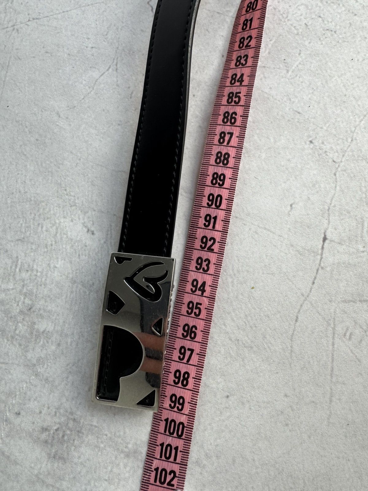 Burberry Burberry Heart Buckle Black Patent Belt Size ONE SIZE - 15 Thumbnail