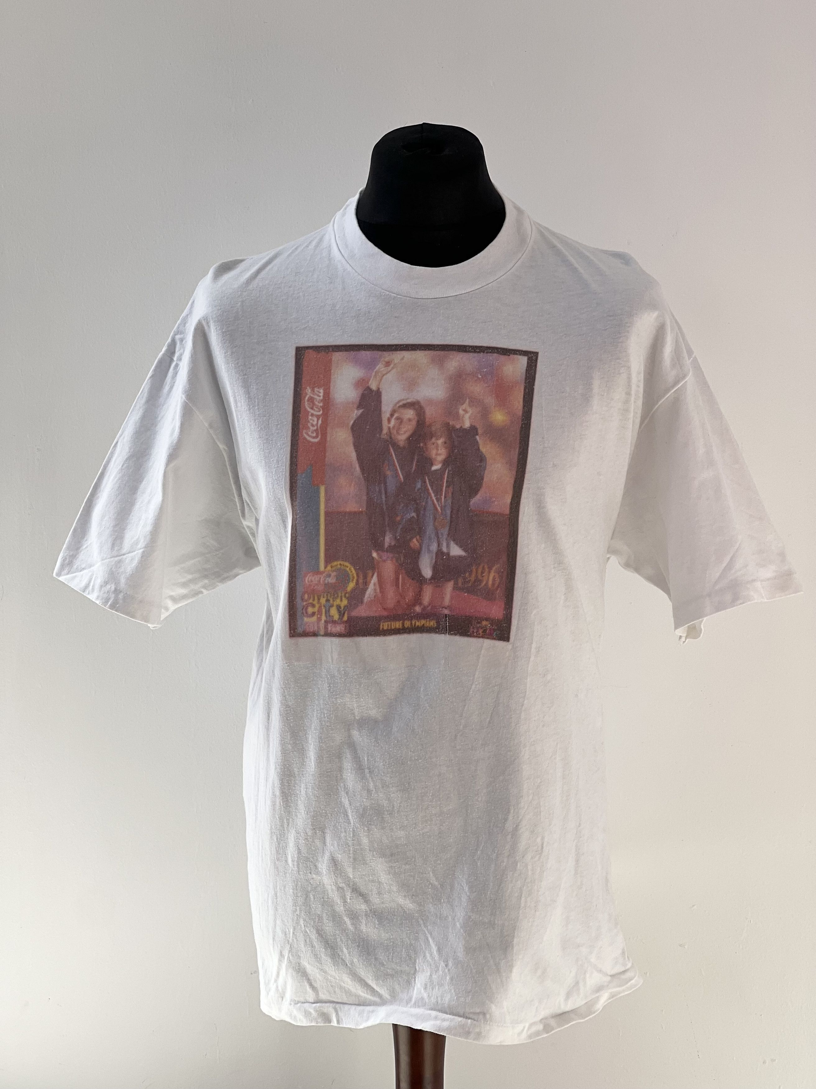 Coca Cola × Hanes HANES x Coca Cola vintage t-shirt Size US XL / EU 56 / 4 - 8 Thumbnail