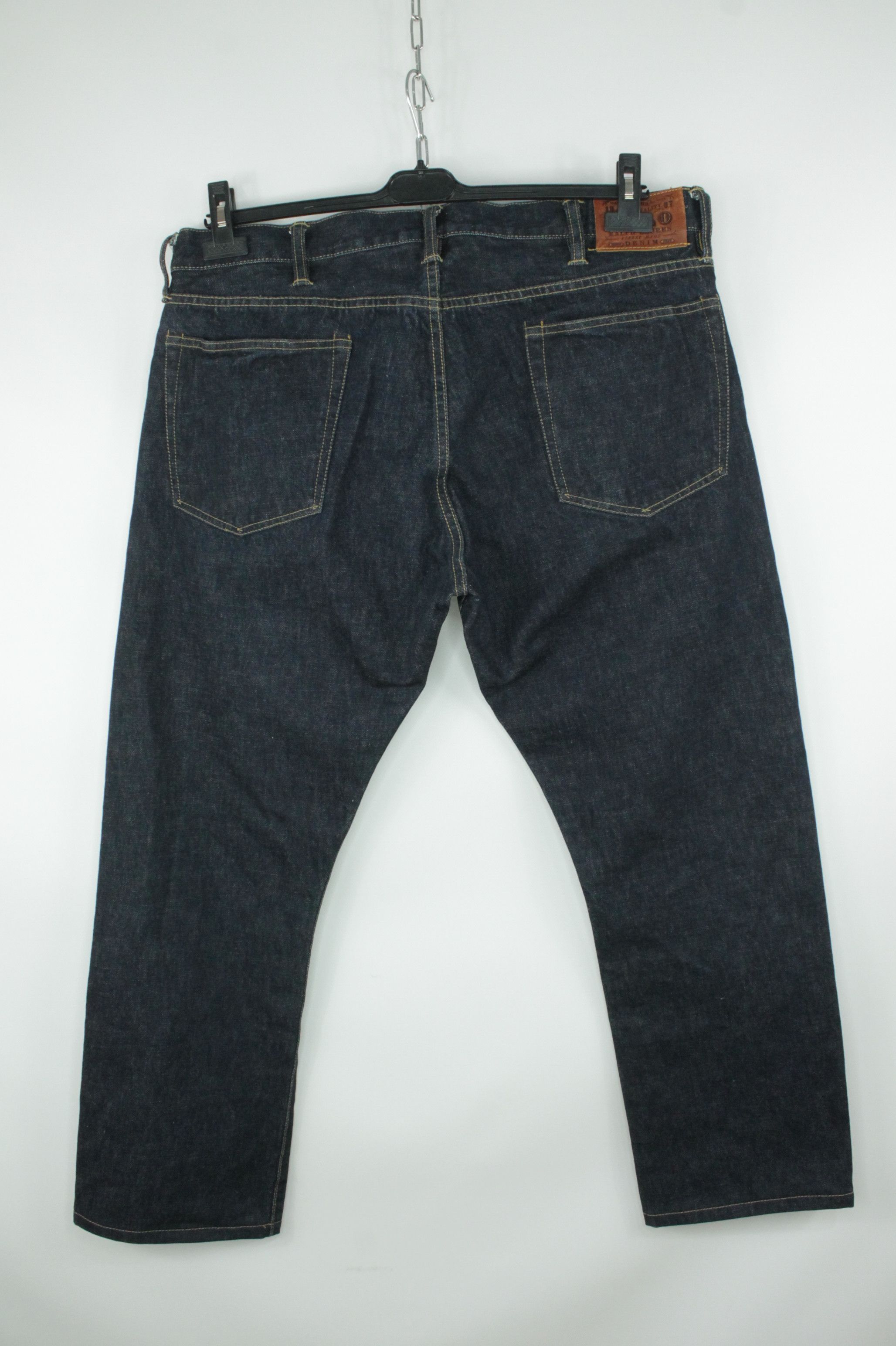 Polo Ralph Lauren Polo Ralph Lauren 625 Varick Slim Raw Selvedge Denim Jeans Size US 38 / EU 54 - 6 Thumbnail