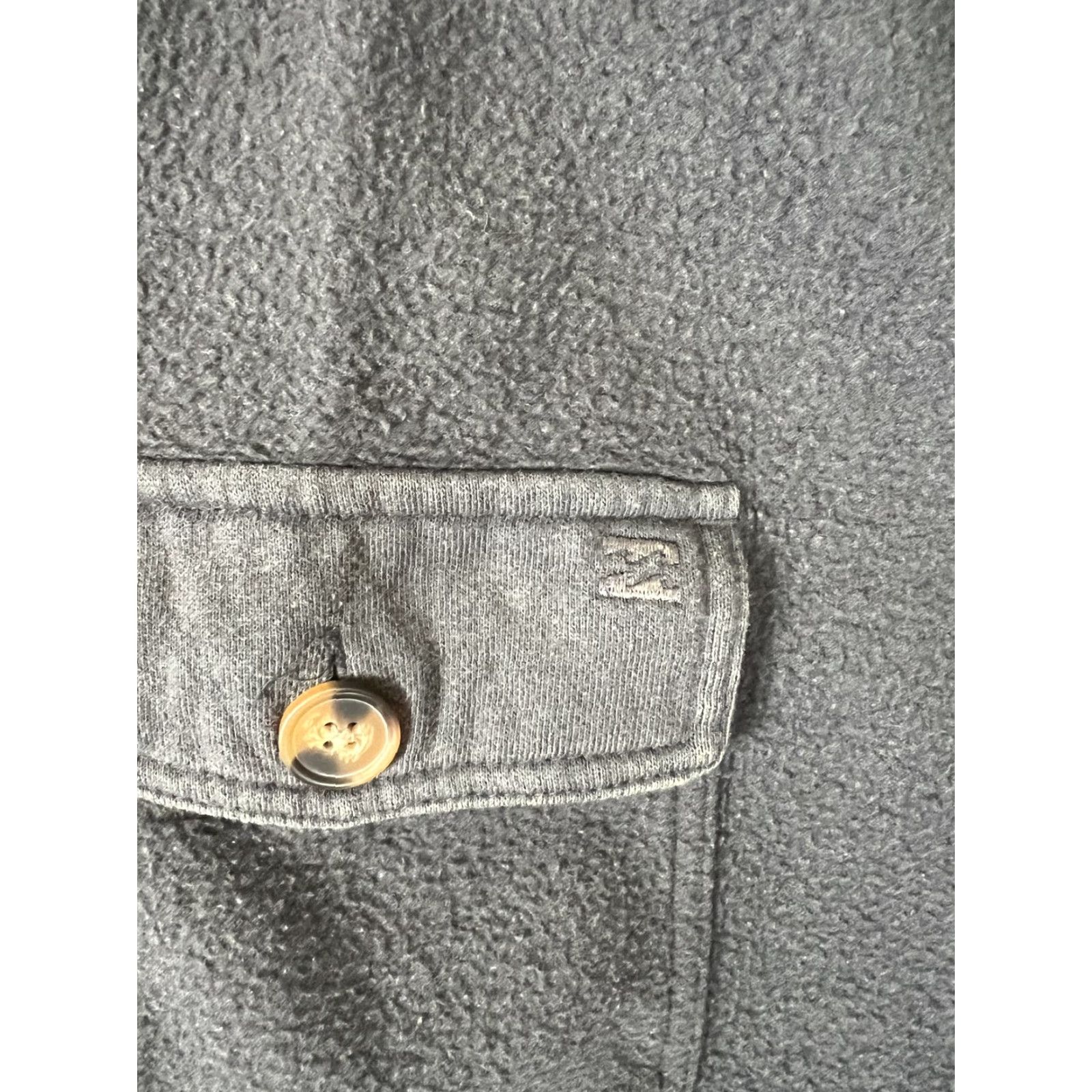 Billabong VINTAGE Billabong Jacket Mens M Gray Fleece Shacket Button Front Shacket Shirt Jacket Casual Travel 90s? Size US M / EU 48-50 / 2 - 4 Thumbnail