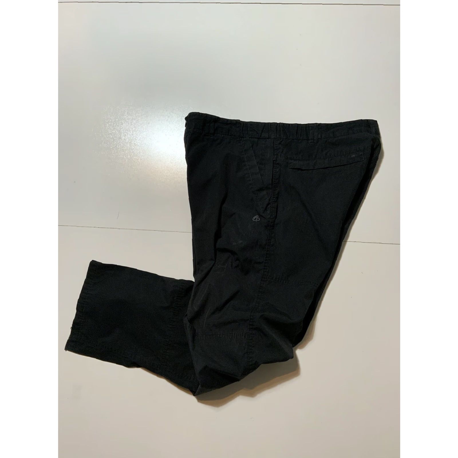 Vintage Craghoppers Kiwi Black Cargo Utility Pants Sz. S Men Classic Inseam 29 in Cargo Style Kang? (Wait) Size US 29 - 2 Thumbnail