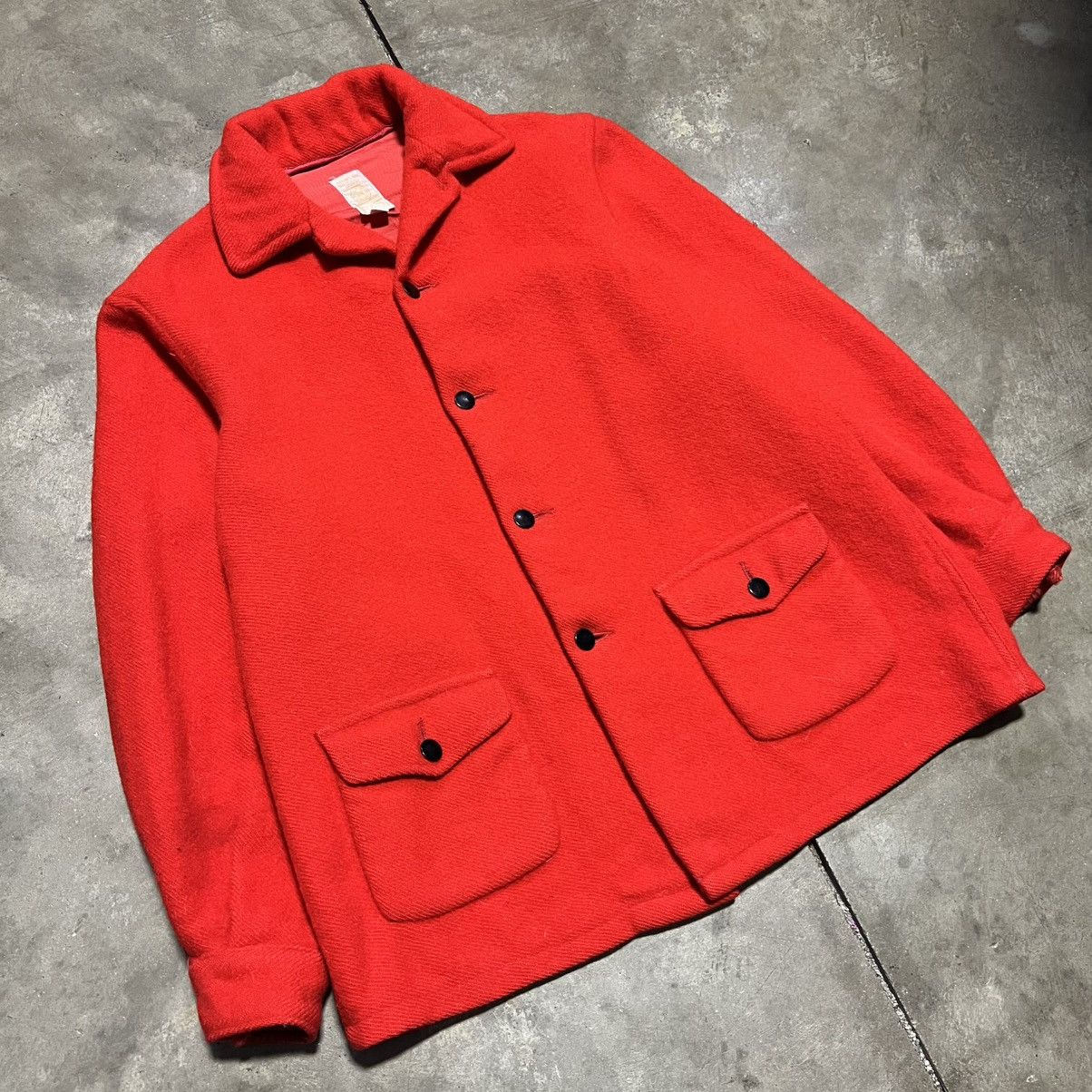 Hudsons Bay Vintage 60s Hudson Bay Mackinaw Blanket Jacket Western Chore Size US XL / EU 56 / 4 - 2 Thumbnail