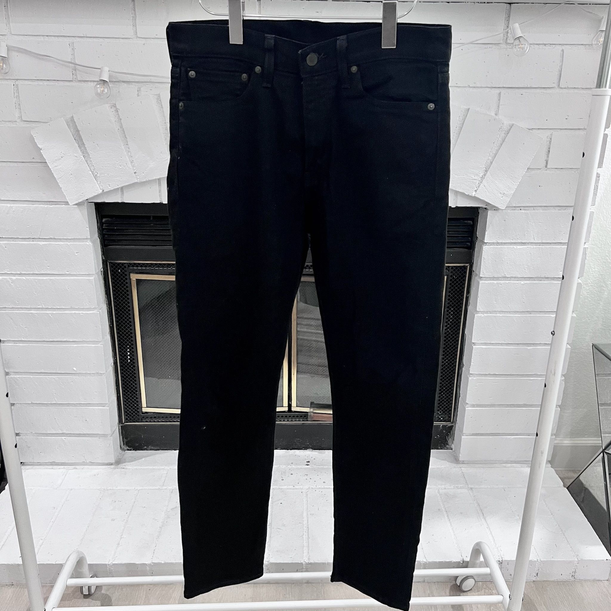 Levi's Black Levi's Slim Fit 32 x 30 Denim Jeans Pants Size US 30 / EU 46 - 1 Thumbnail