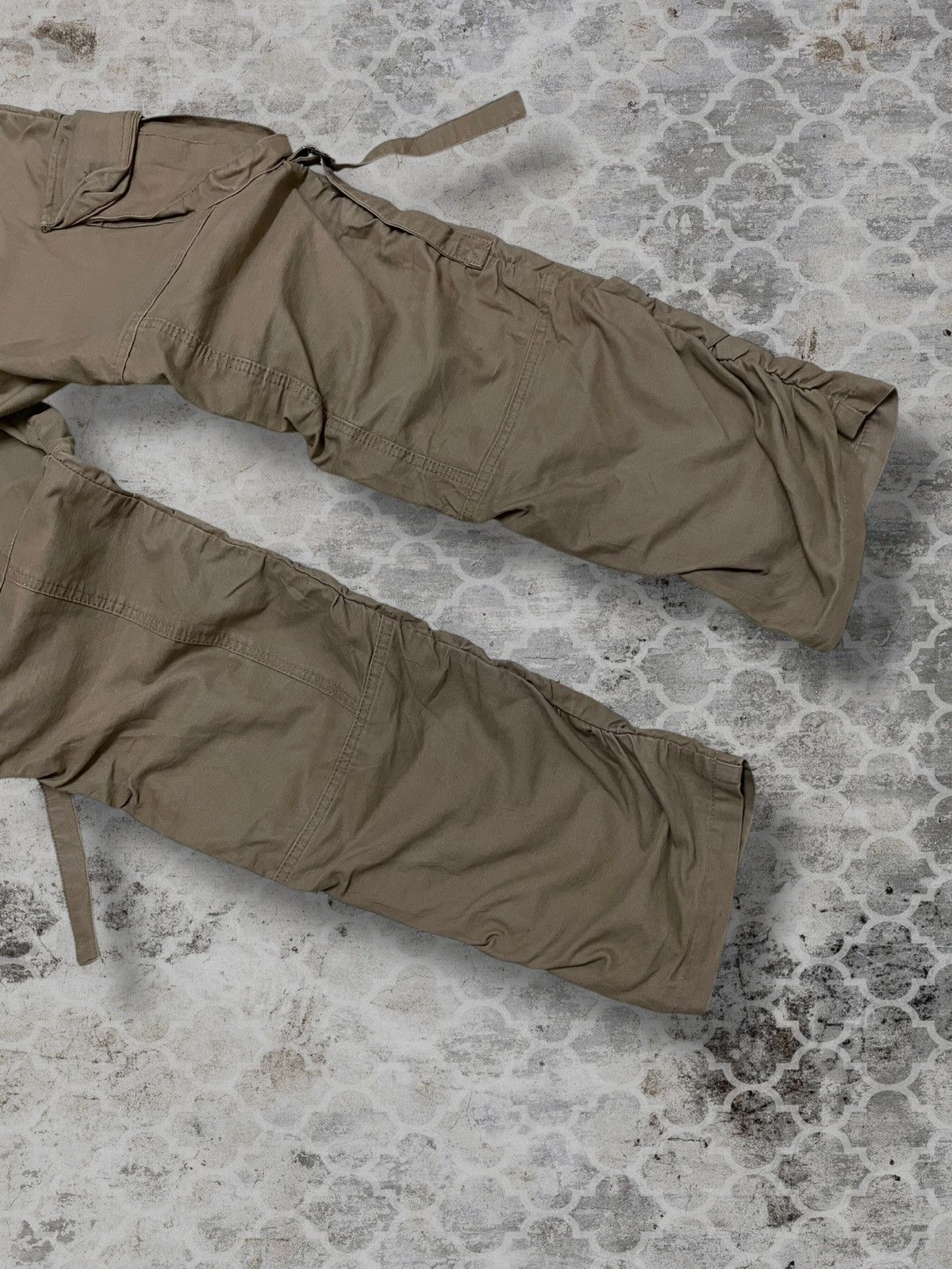 LOWBOX Vintage Og 1990s Japan Designer Lowbox Cargo Bondage Pant Size US 31 - 14 Thumbnail