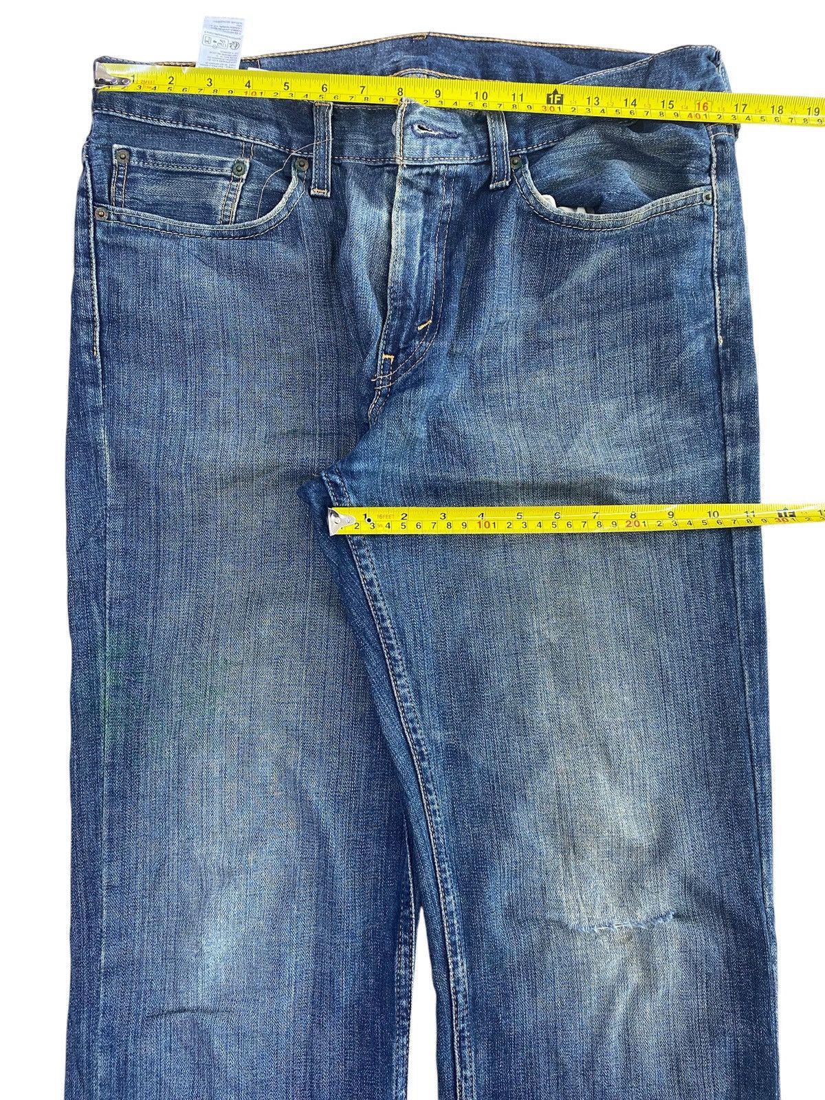 Levi's Vintage Levi’s 514 Faded Wash Style Ripped Jeans Size US 34 / EU 50 - 5 Thumbnail