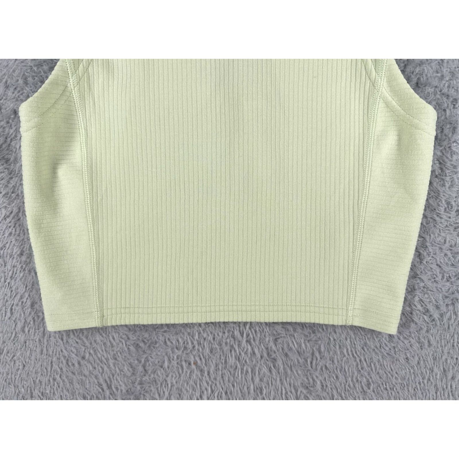 Lululemon Lululemon Shirt Women Cropped Tank Top Green Ribbed Softstreme Polyester 2 W1EDF Size XS / US 0-2 / IT 36-38 - 5 Thumbnail