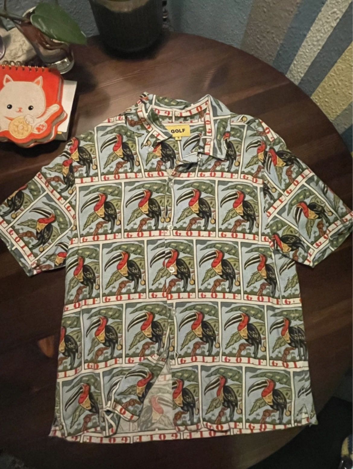 Golf Wang Golf Wang Toucan Print Button-Up Shirt Size US S / EU 44-46 / 1 - 2 Thumbnail
