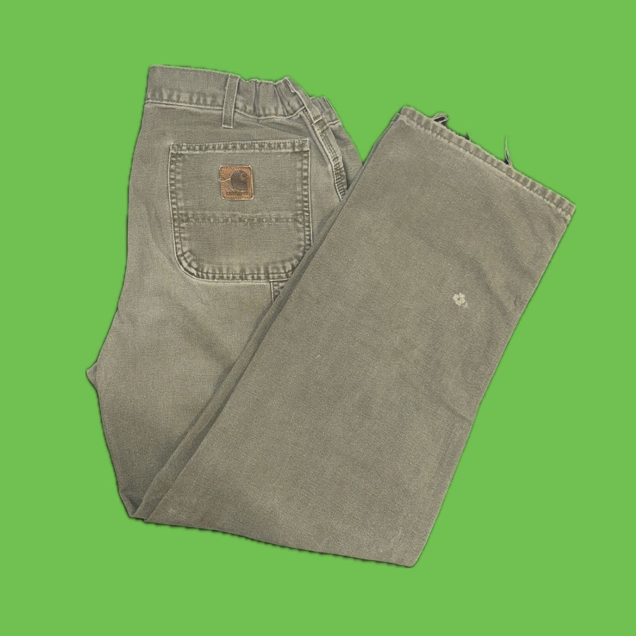 Carhartt Carhartt Carpenter Jean Green Size US 34 / EU 50 - 1 Thumbnail