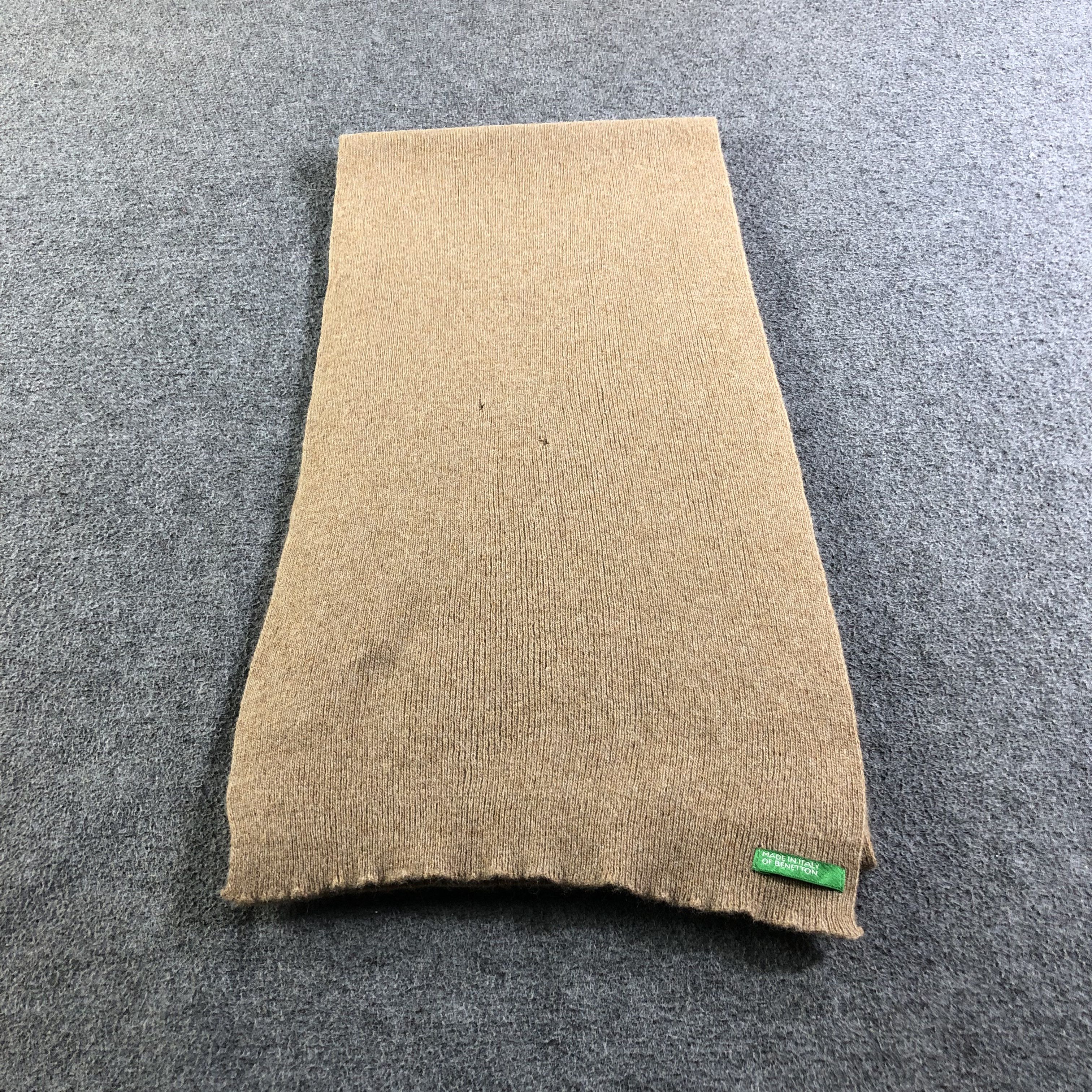 United Colors Of Benetton United Colors Of Benetton Wool Scarf Muffler Neckwear V2090 Size ONE SIZE - 2 Thumbnail