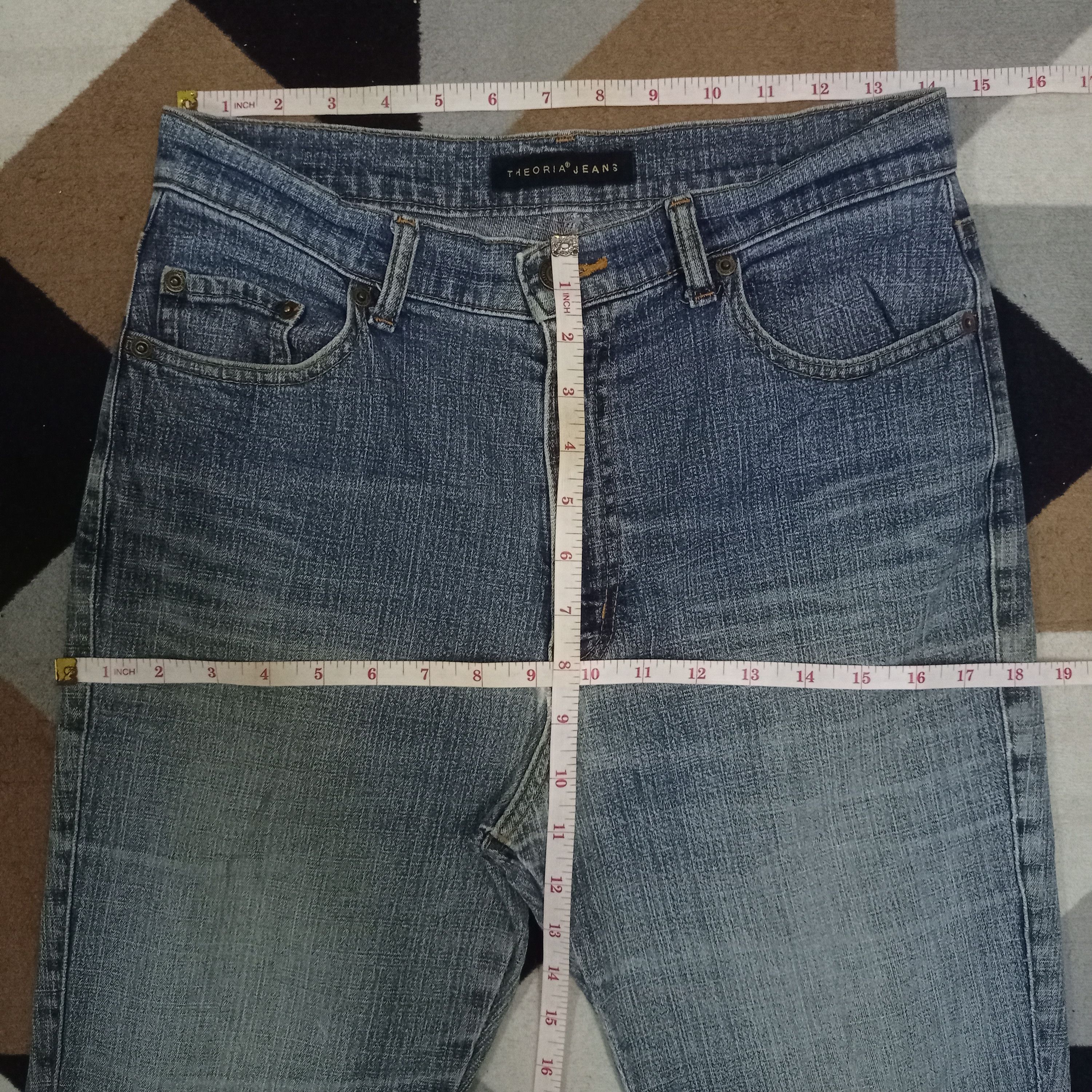 Japanese Brand Vintage Japanese Brand Blue Wash Flare Jeans 28x31 Size US 28 / EU 44 - 8 Thumbnail