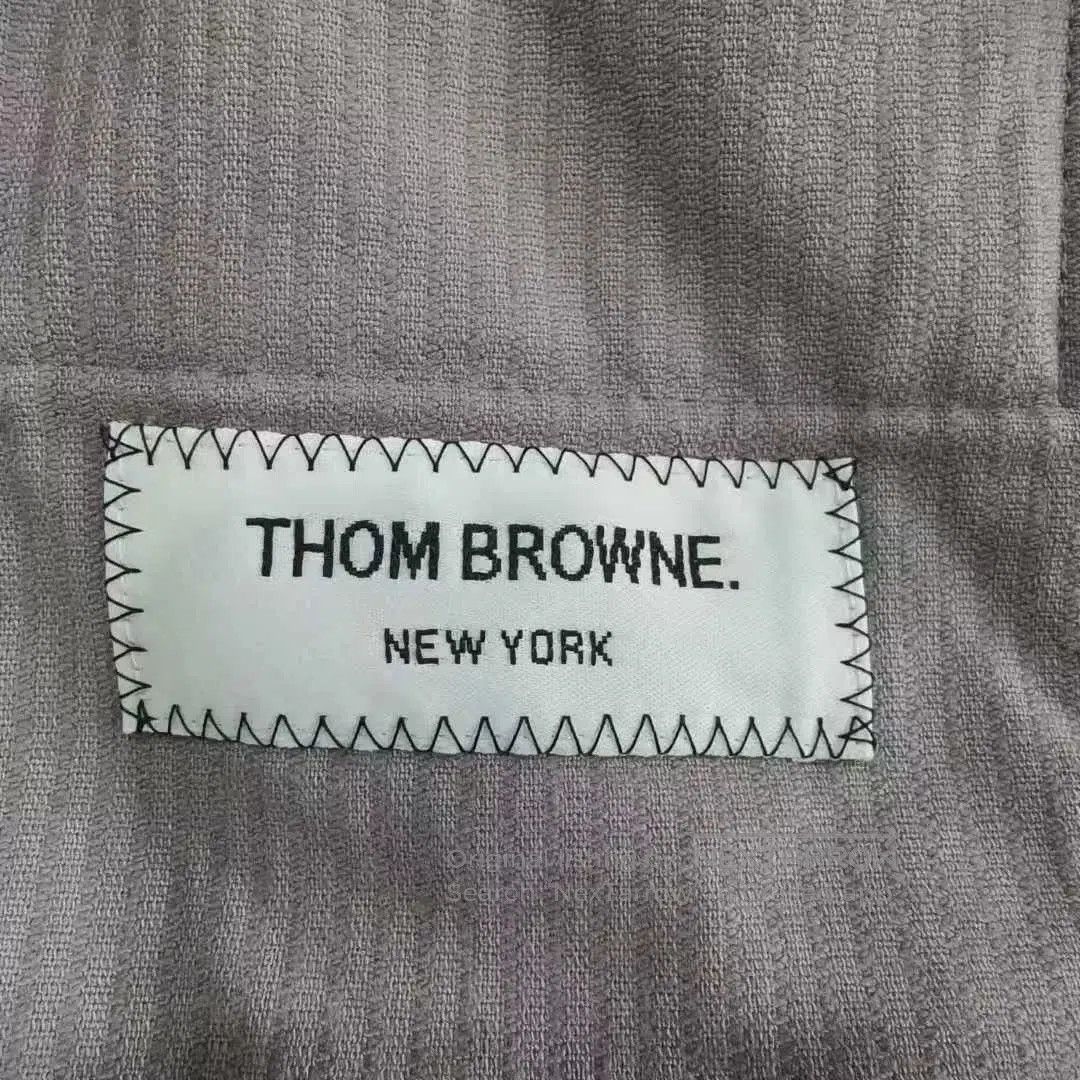 Thom Browne thom browne gray corduroy long sleeve shirt. Size US S / EU 44-46 / 1 - 3 Thumbnail