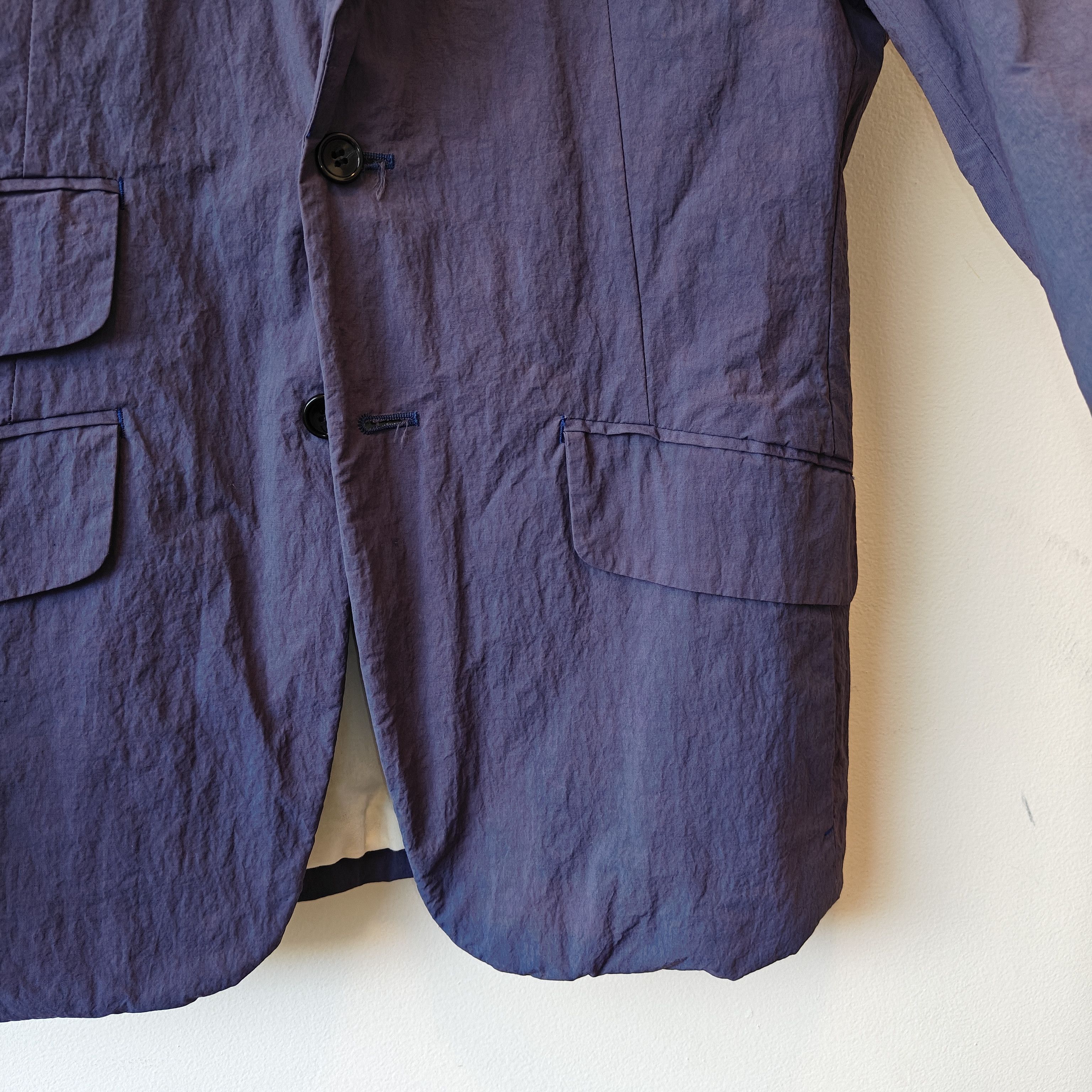 MINOTAUR INST. Minotaur Purple Nylon Blazer Japan Fits Small, Nanamica Size US S / EU 44-46 / 1 - 8 Thumbnail