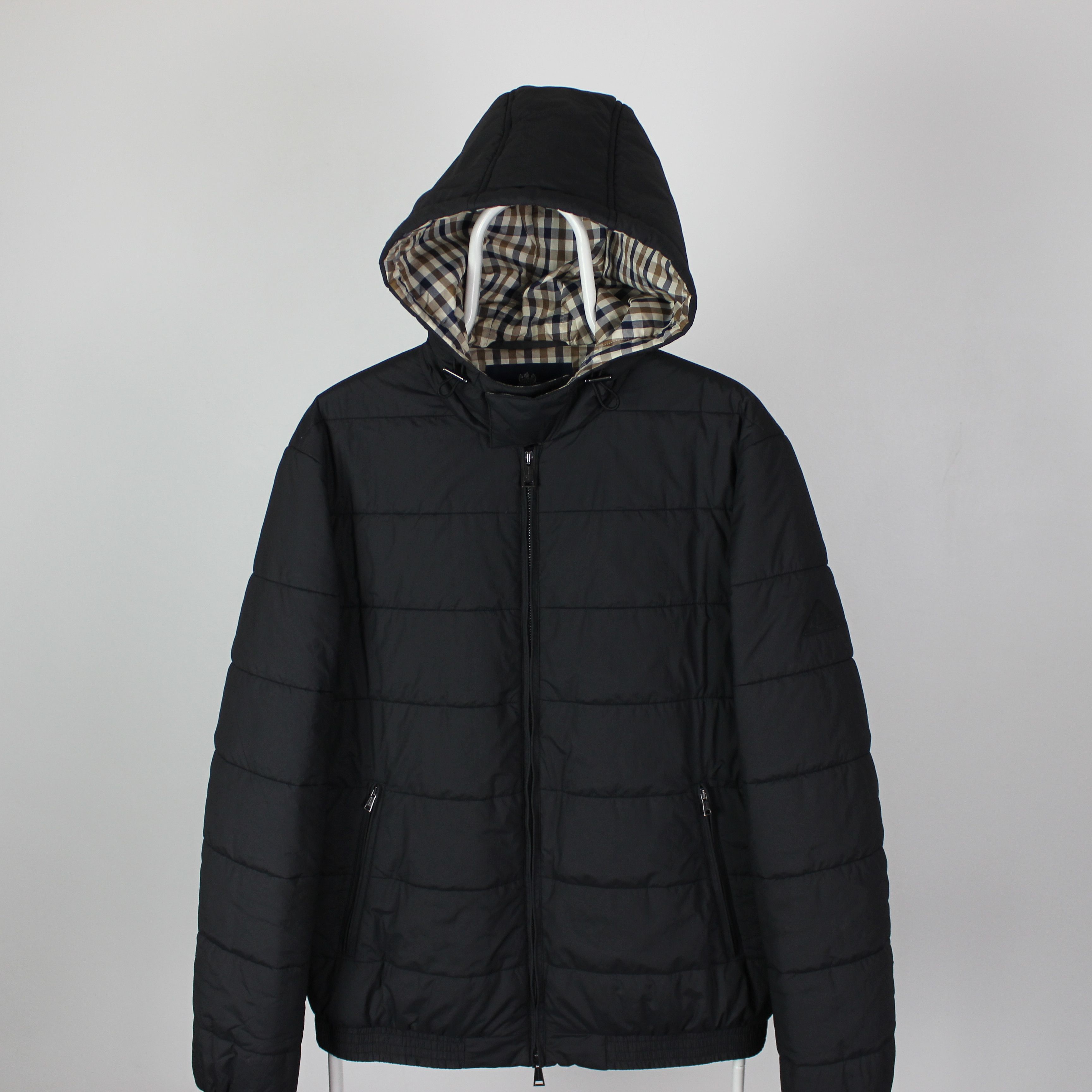 Aquascutum aquascutum jacket men black nylon L XL Size US XL / EU 56 / 4 - 4 Thumbnail