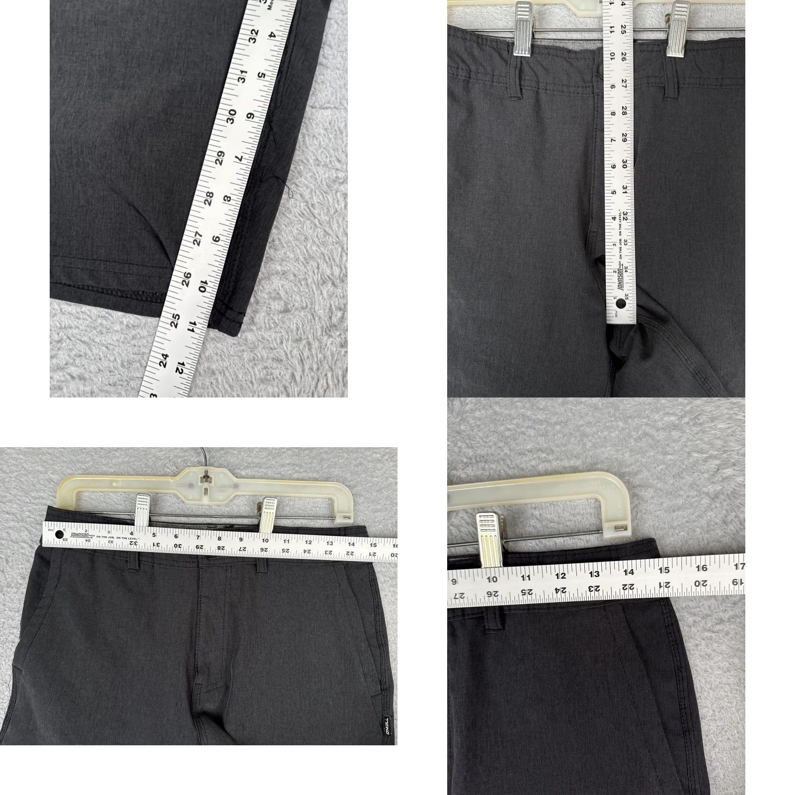 O'Neill O'Neill Teens Hybrid Chino Shorts 28 Gray Quick Dry Hyperdry Beach Surf Poly Size 28" / US 6 / IT 42 - 8 Thumbnail