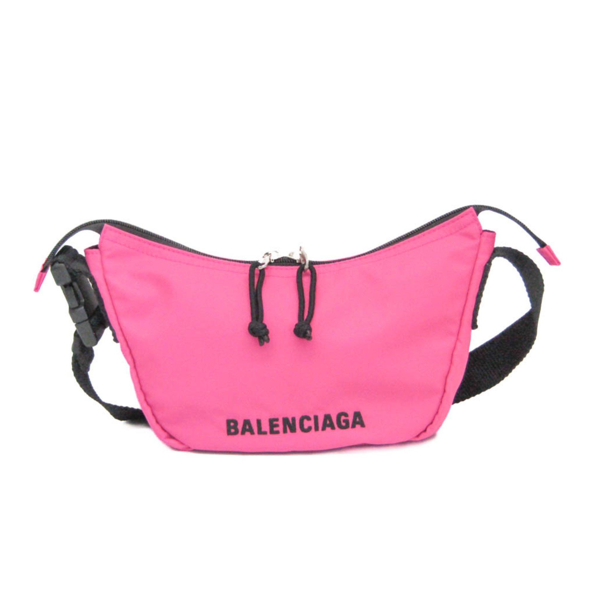 Balenciaga Pink Canvas Shoulder Bag (Pre-Owned) Size ONE SIZE - 1 Thumbnail