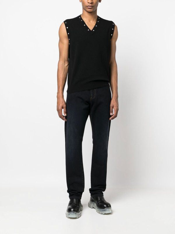 Versace o1y0425 Denim Pant in Midnight Blue Size US 33 - 5 Thumbnail