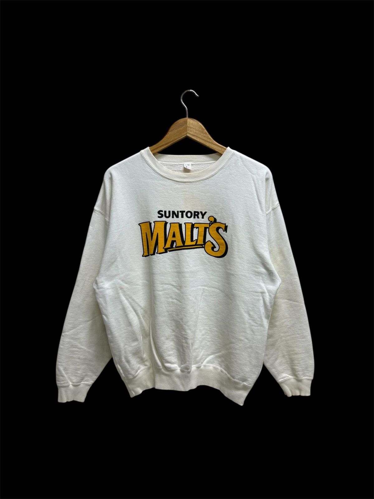 Vintage Vintage Suntory Malt’s Coffee Boss Sweatshirt Size US L / EU 52-54 / 3 - 1 Thumbnail