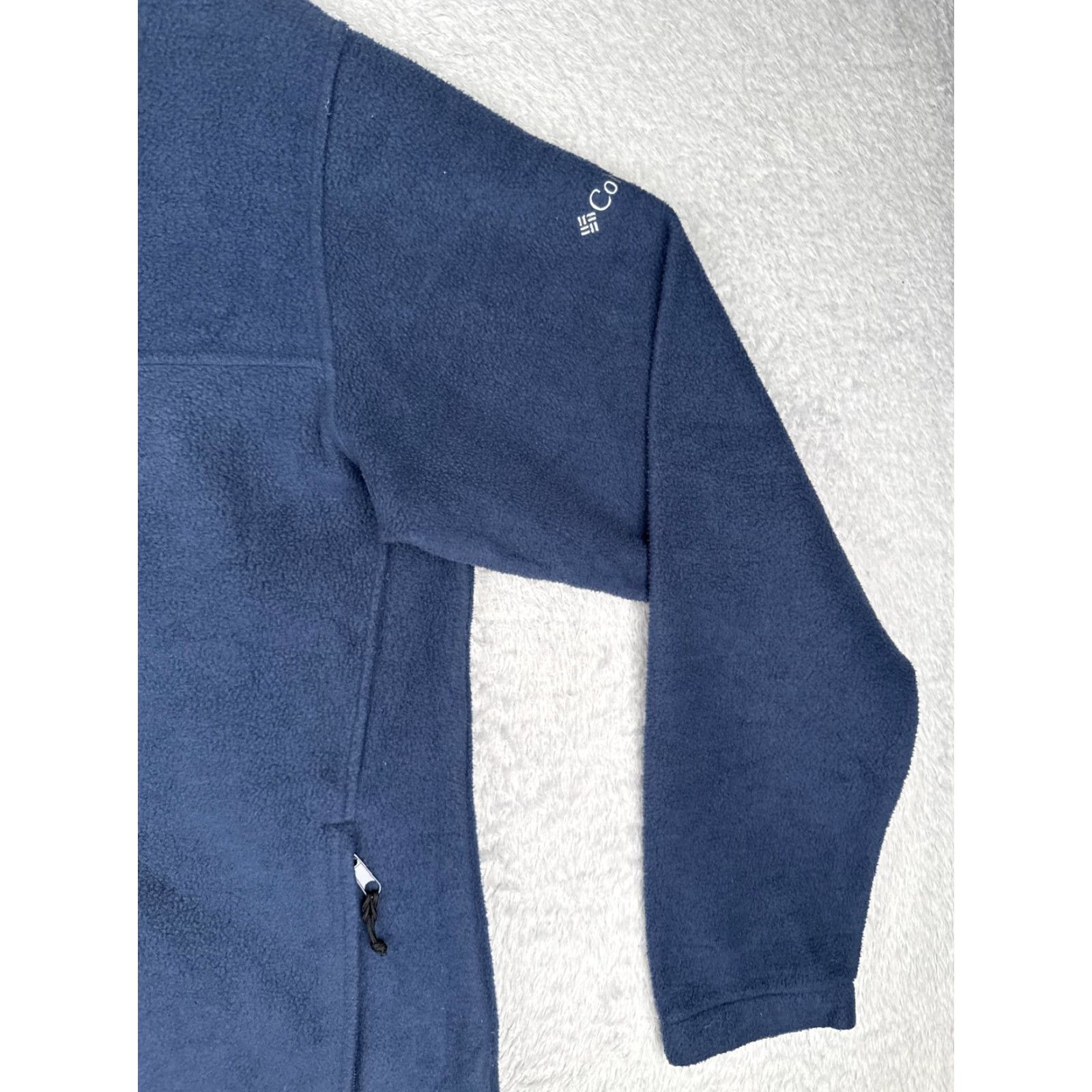 Vintage Columbia Jacket Mens XL Blue Full Zip Fleece Western Embroidered Logo Size US XL / EU 56 / 4 - 5 Thumbnail