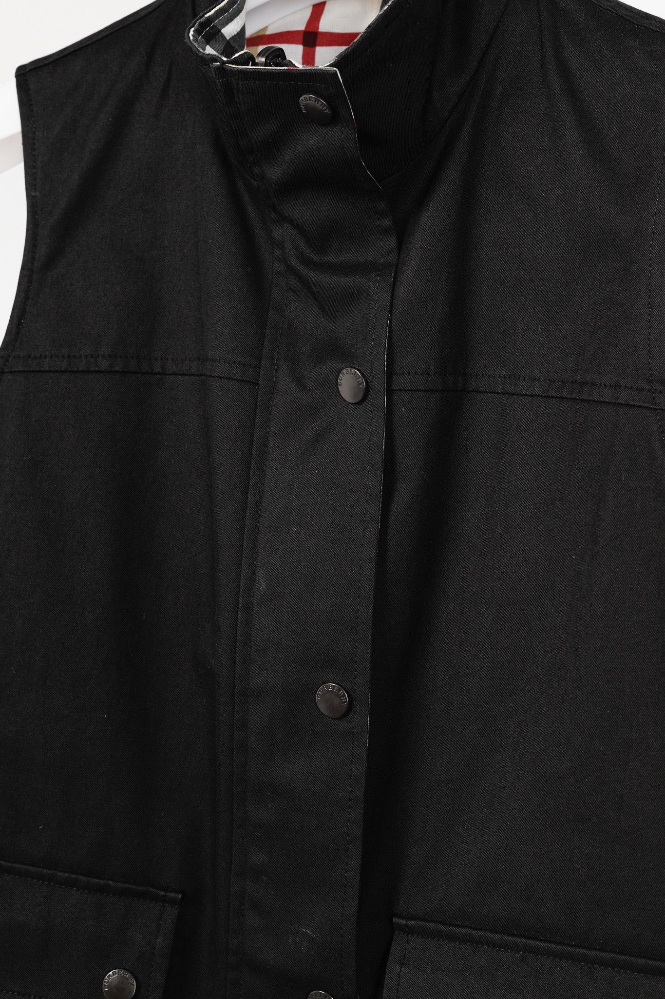 Burberry Buberry Reversible Black & White-Check Cotton Vest Size M / US 6-8 / IT 42-44 - 6 Thumbnail