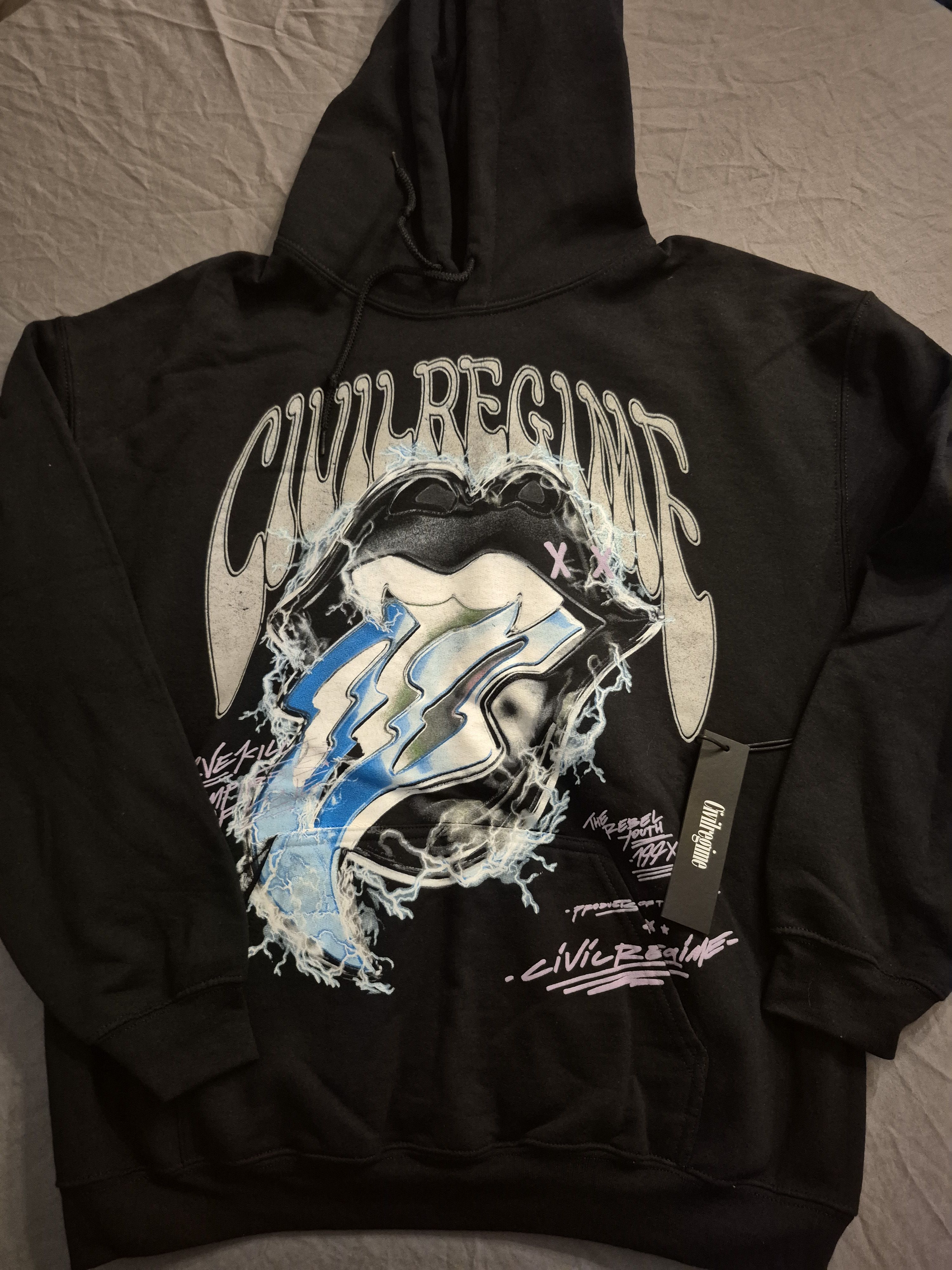 Civil Regime Civil Regime Black Hoodie Size Large Size US L / EU 52-54 / 3 - 1 Thumbnail