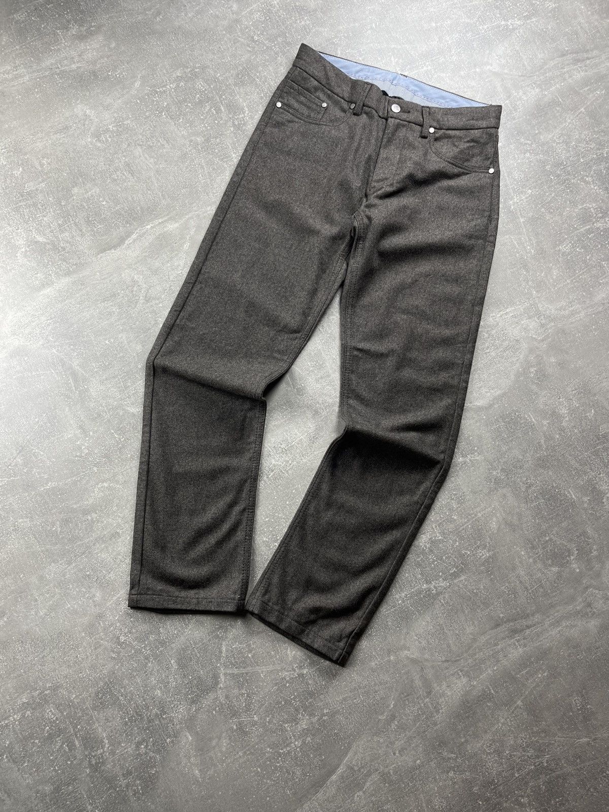 Corneliani Corneliani ID Wool Trousers Made in Italy Gray Size 46 Size US 30 / EU 46 - 6 Thumbnail