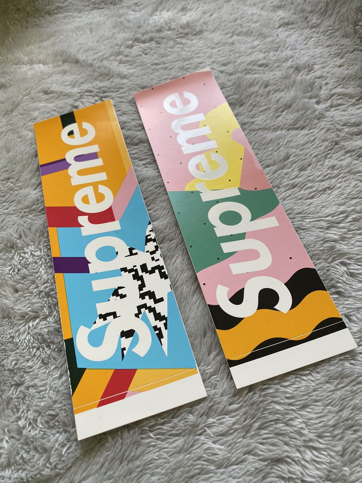 Supreme Supreme mendeni box logo sticker set of 2 authentic Size ONE SIZE - 4 Thumbnail