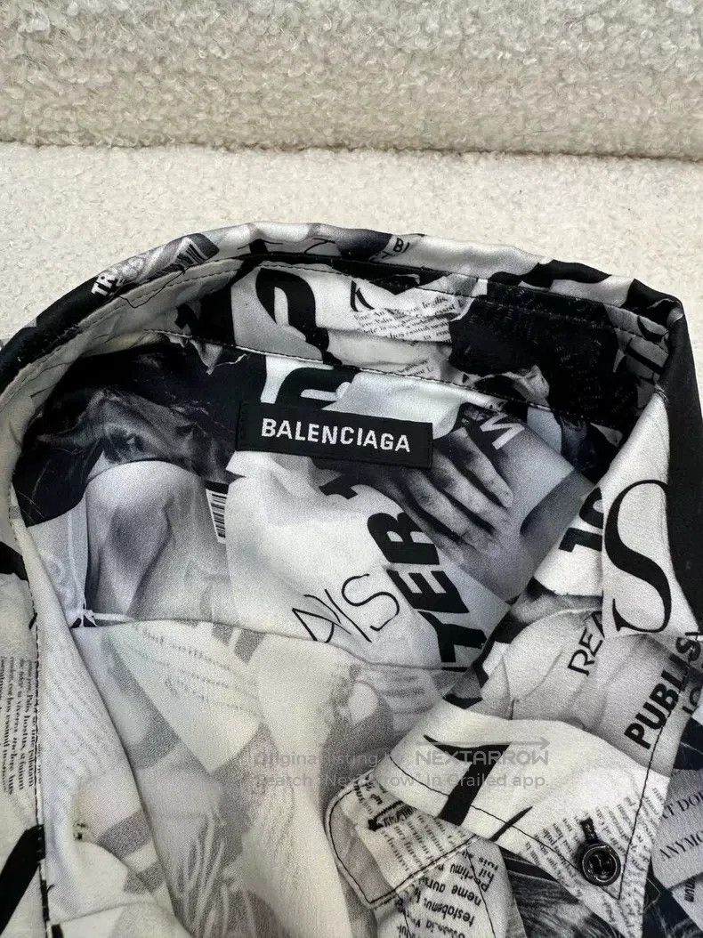 Balenciaga Balenciaga size 39 Character Letter Printed Collar Short S Size US S / EU 44-46 / 1 - 3 Thumbnail