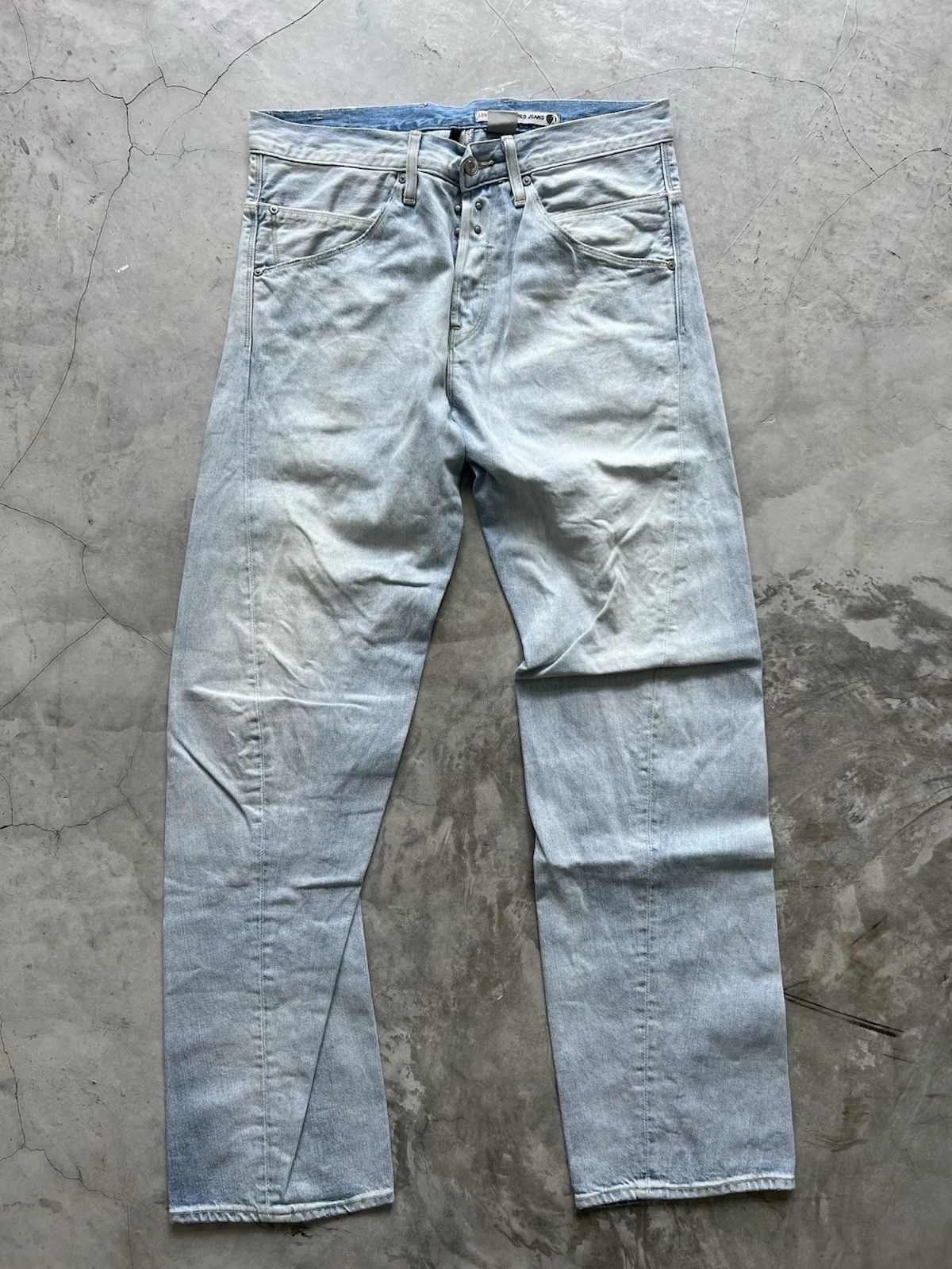 Levi's Levis Engineered Jeans Buckleback Tag W31 Actual 33x33 Size US 31 - 1 Thumbnail