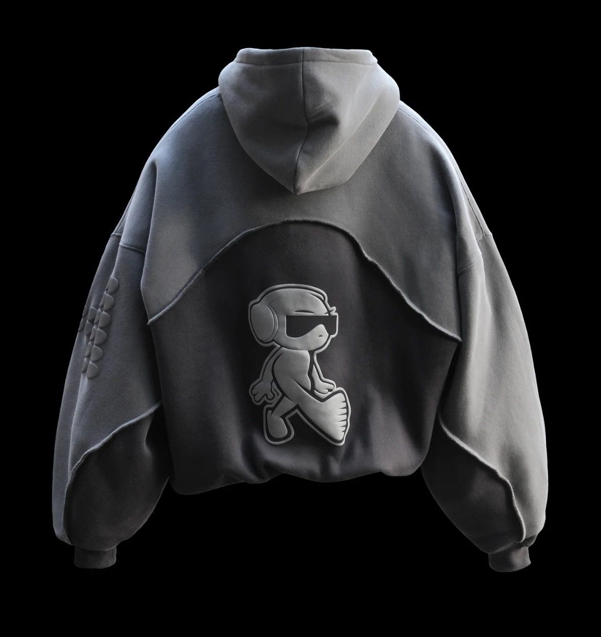 hunidesign Huni hoodie grey L | Grailed