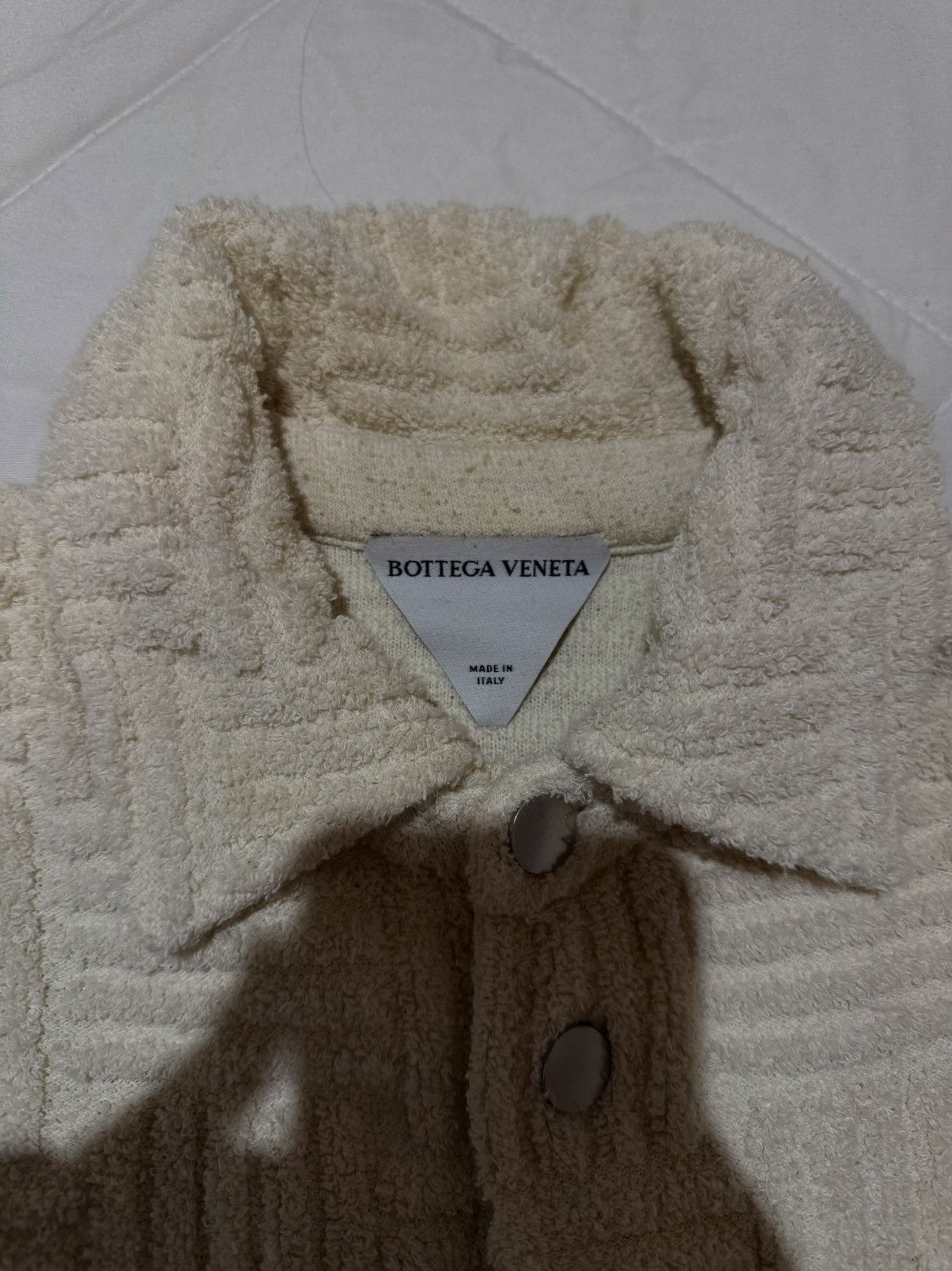 Bottega Veneta Bottega Veneta Intrecciato-Jacquard Terry Overshirt Size US M / EU 48-50 / 2 - 10 Thumbnail